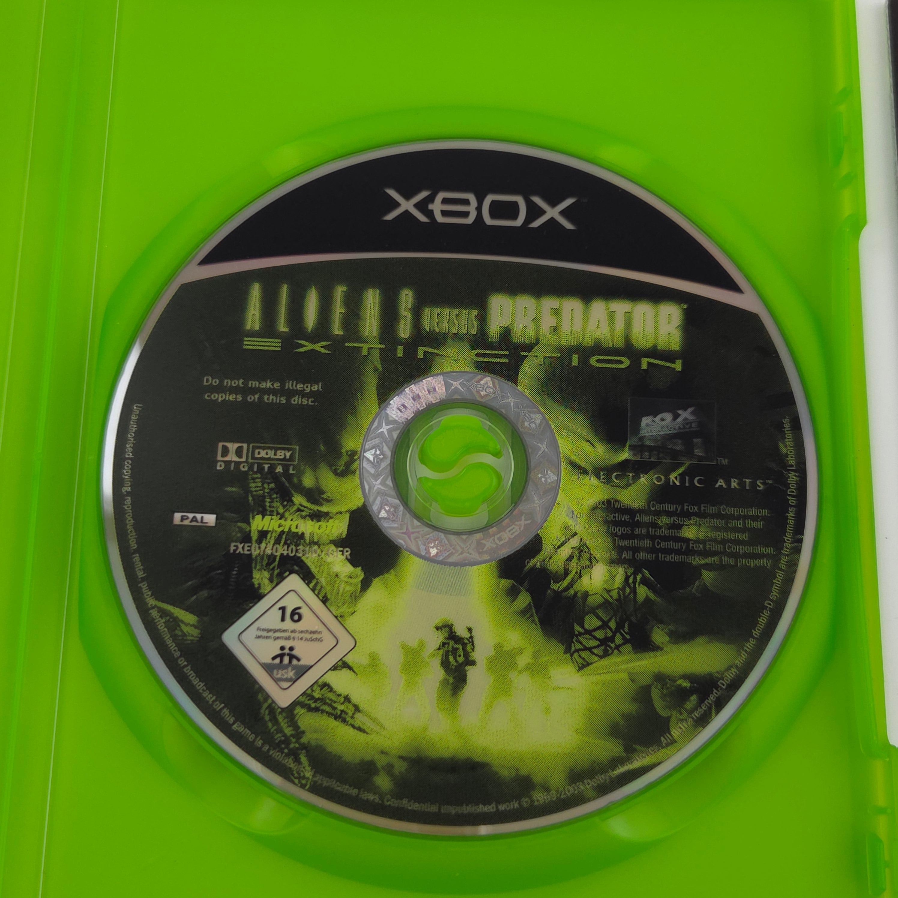 Xbox Classic Spiel – Alien Versus Predator Extinction (PAL)