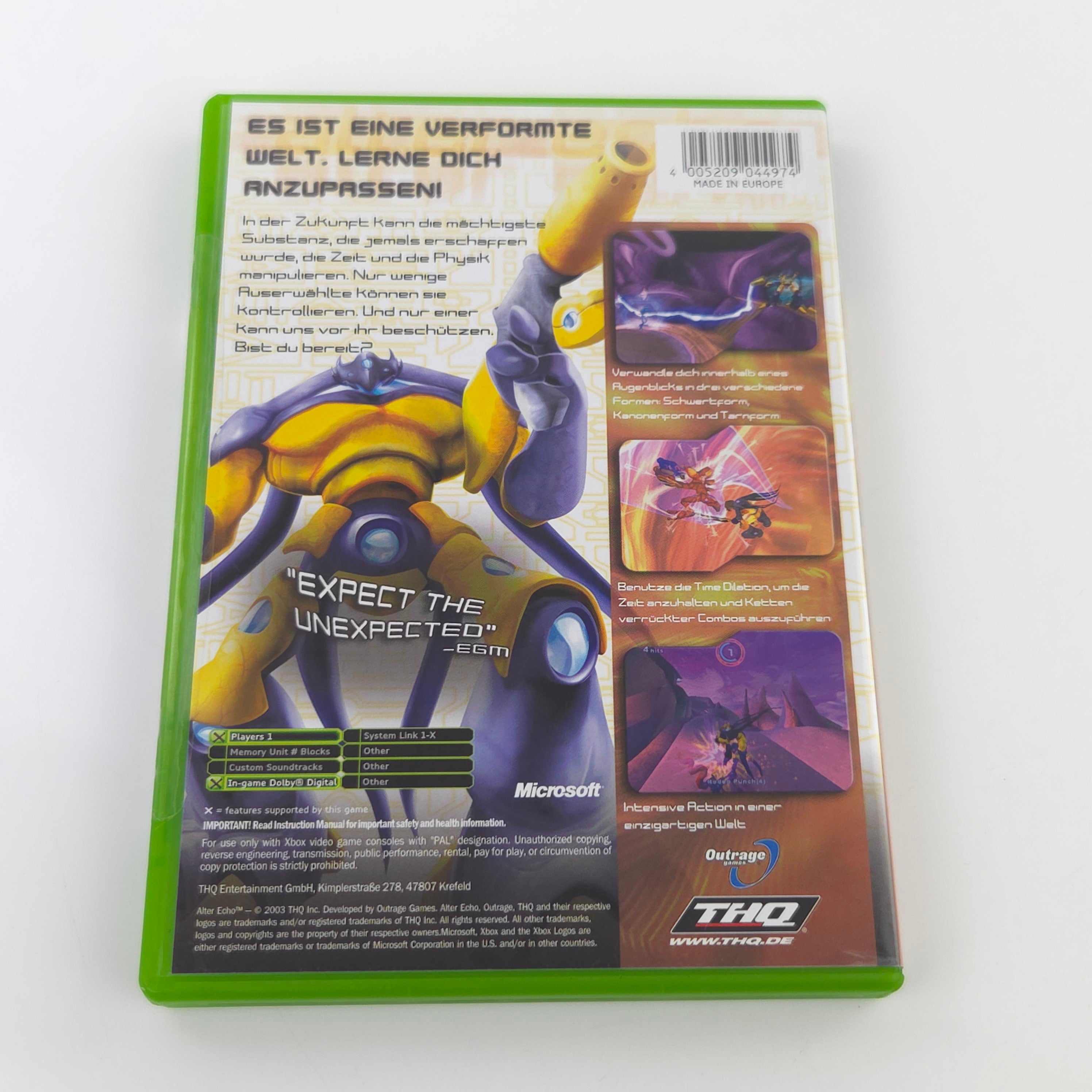 Xbox Classic Spiel – Alter Echo (OVP DE PAL)