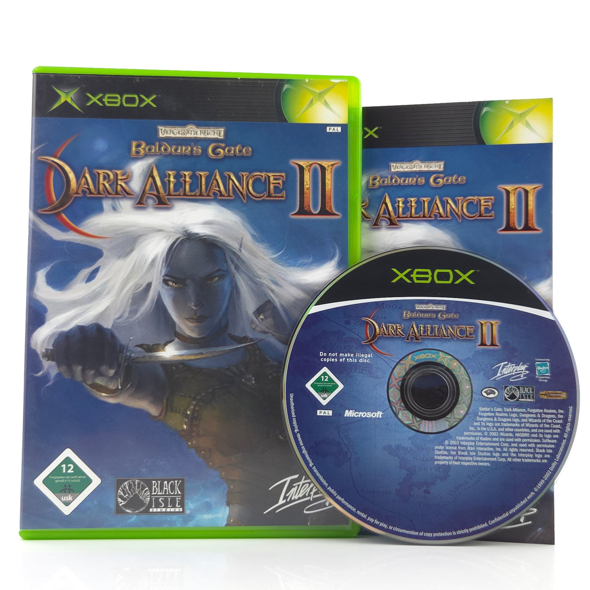 Microsoft Xbox Spiel Baldurs Gate Dark Alliance OVP