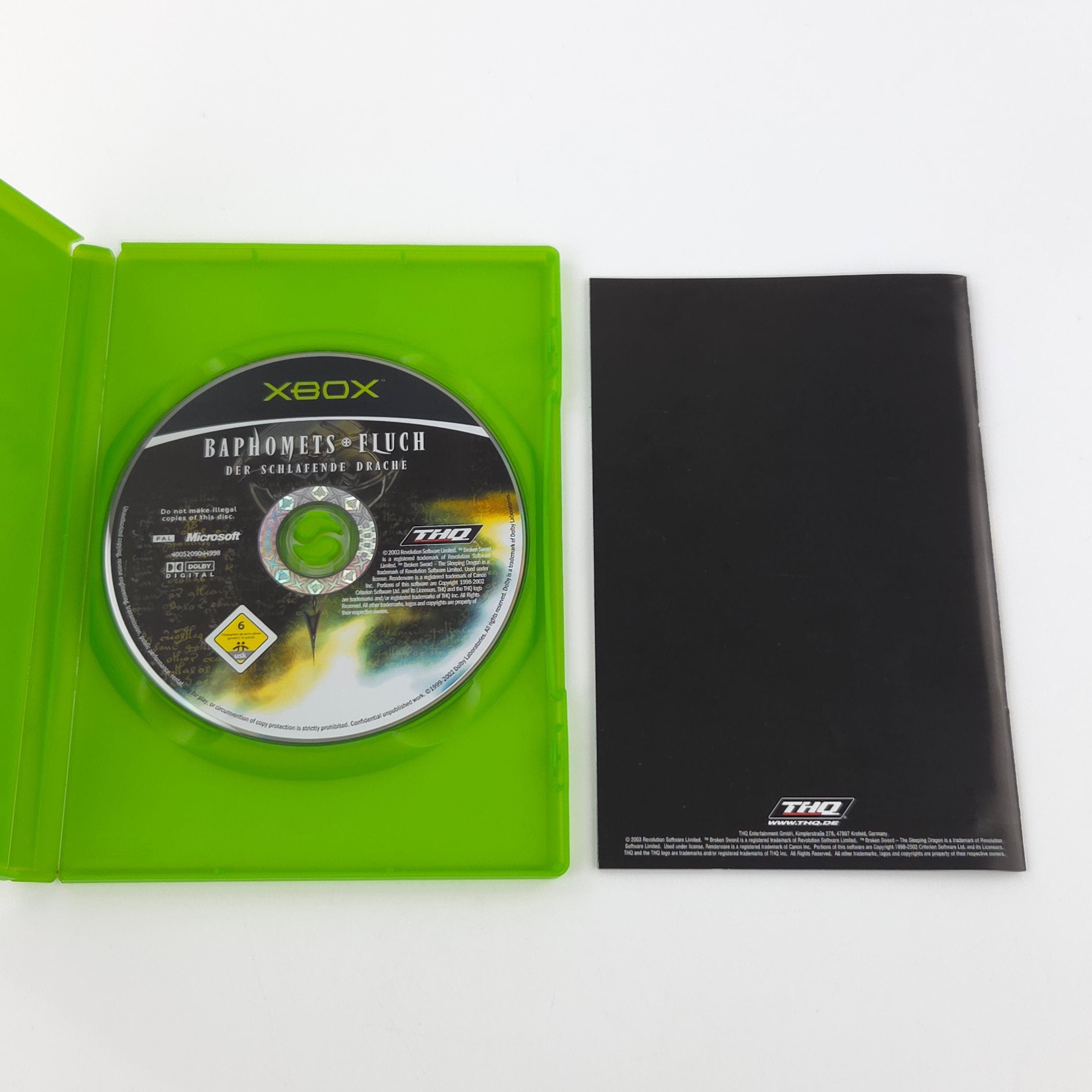 Xbox Classic Spiel – Baphomets Fluch Der Drache (OVP)