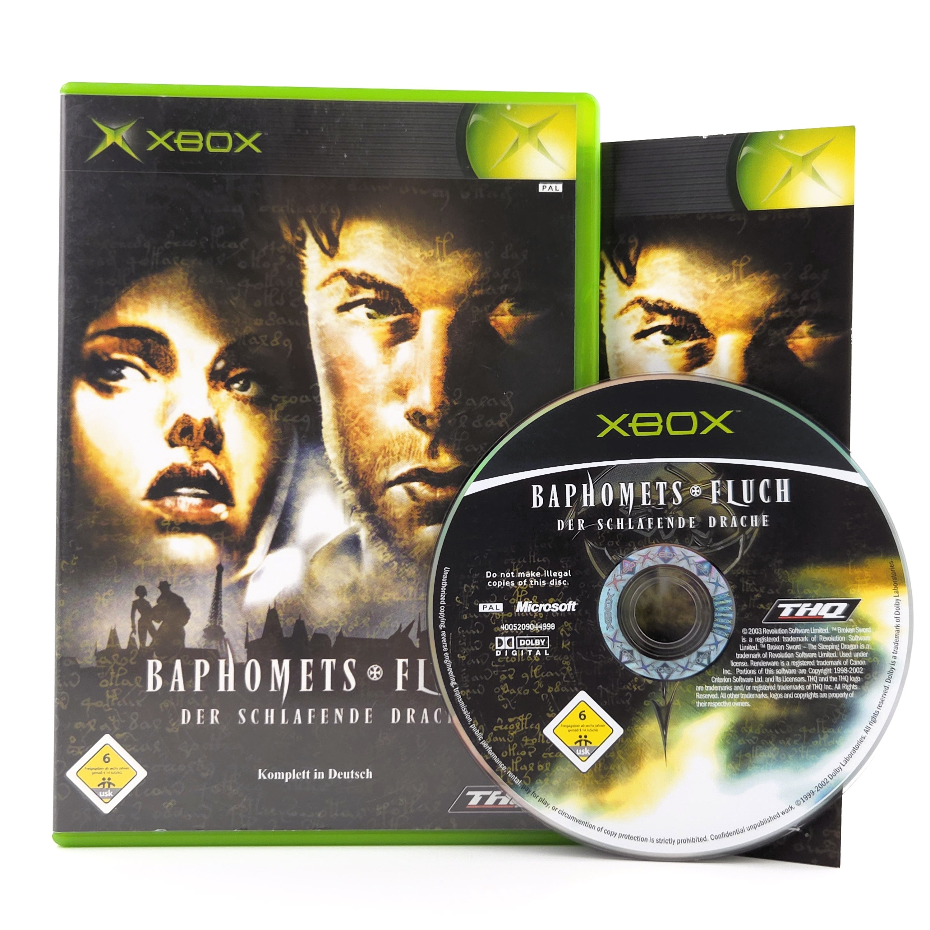 Xbox Classic Spiel – Baphomets Fluch Der Drache (OVP)