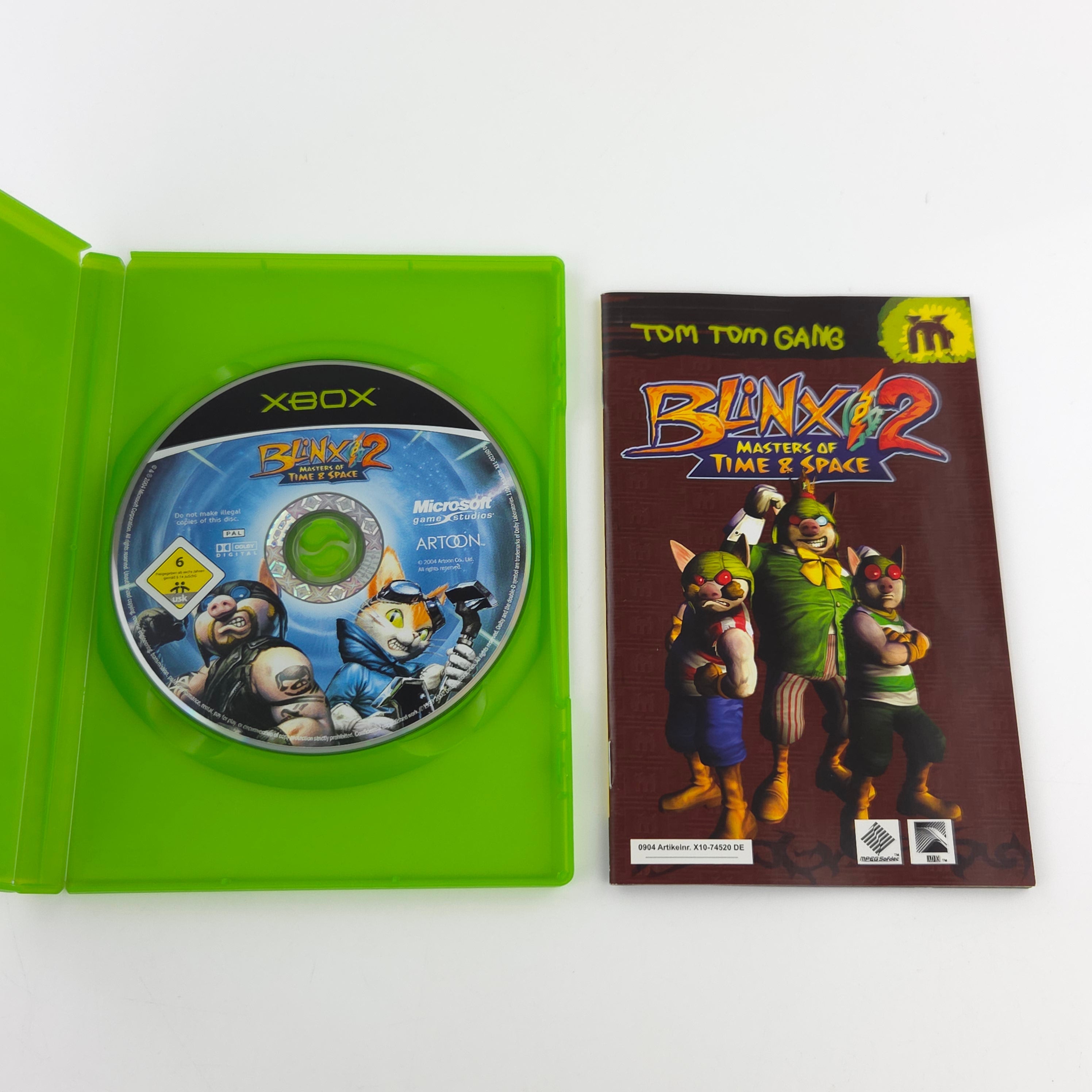 Xbox Classic Spiel – Blinx 2 Master of Time & Space OVP