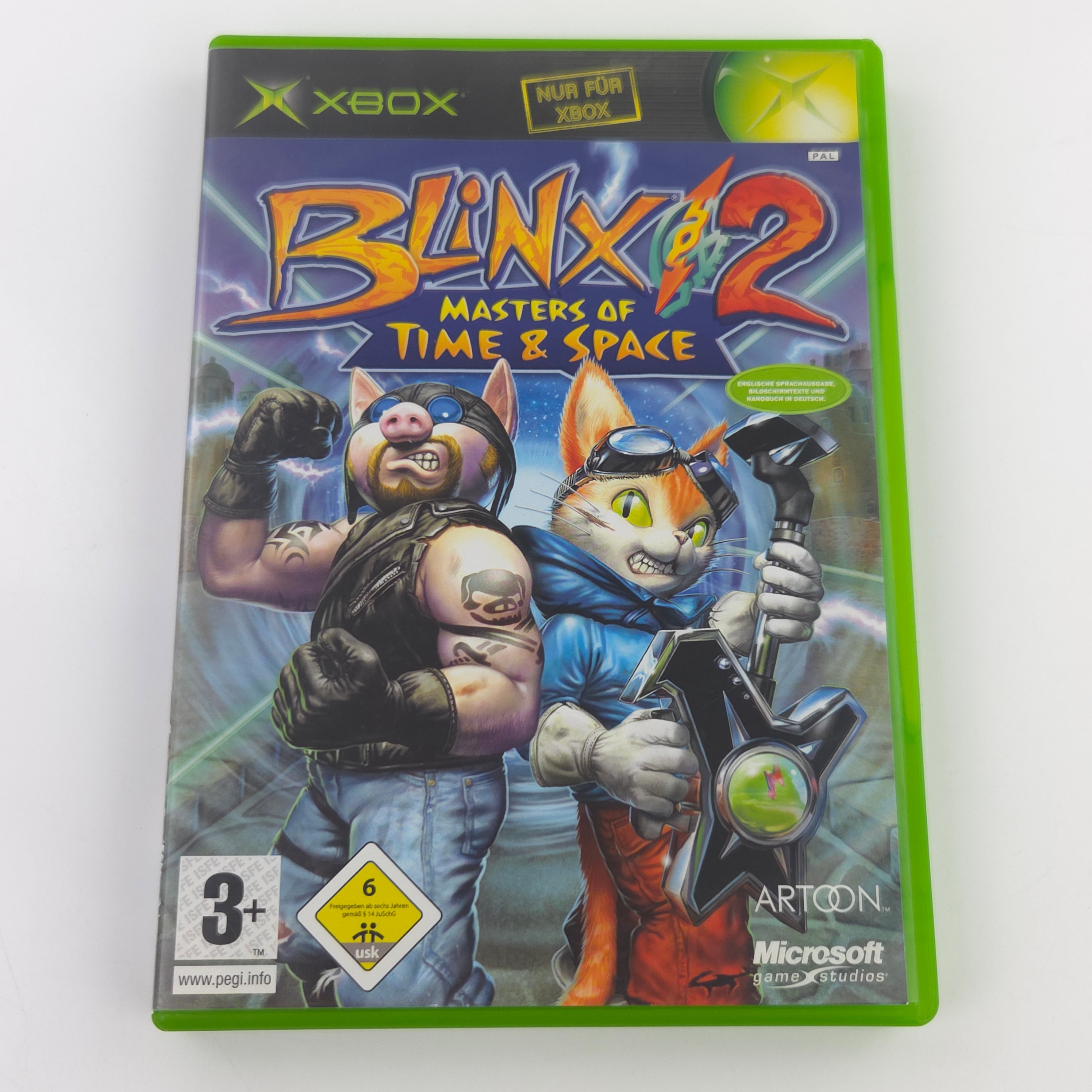 Xbox Classic Spiel – Blinx 2 Master of Time & Space OVP