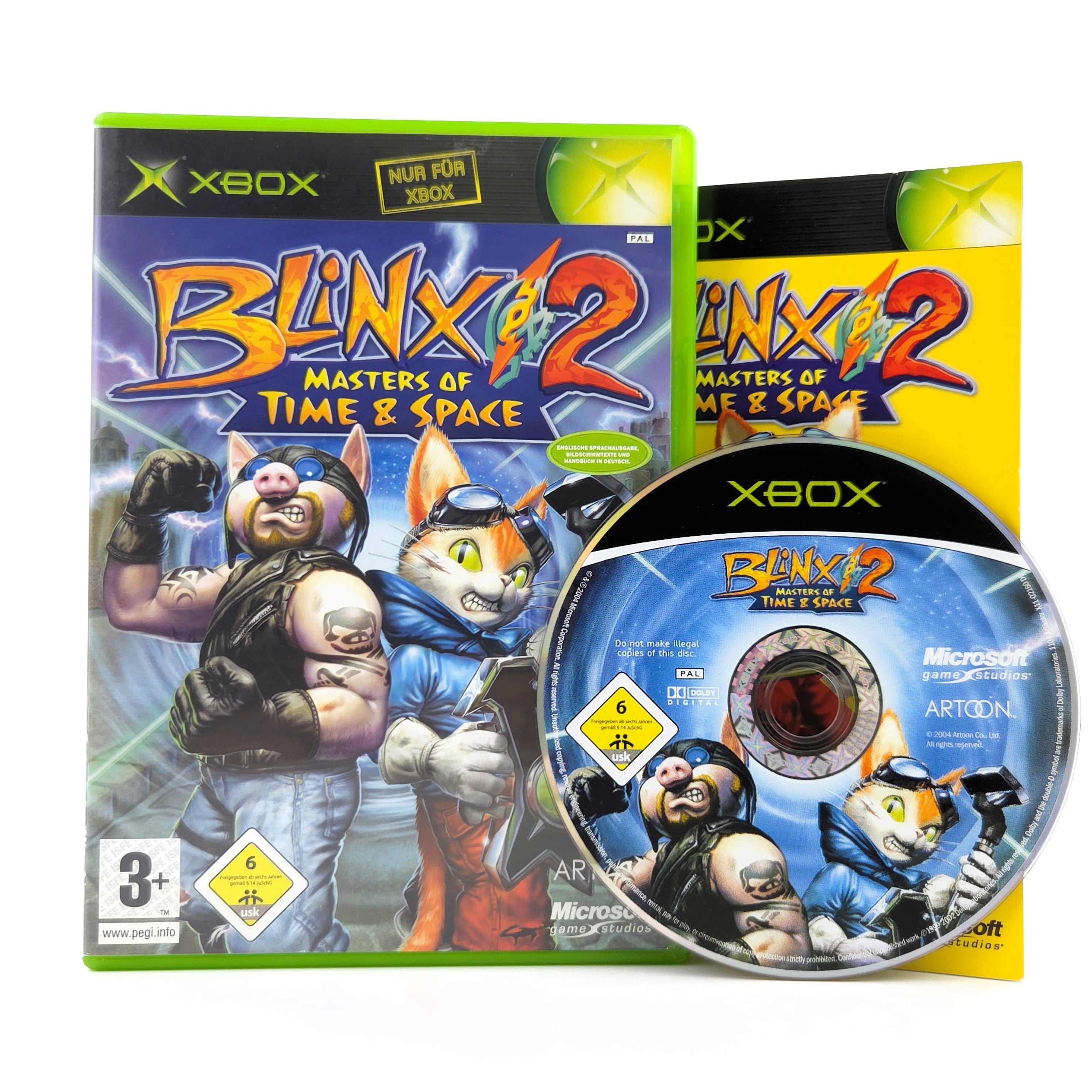 Xbox Classic Spiel – Blinx 2 Master of Time & Space OVP