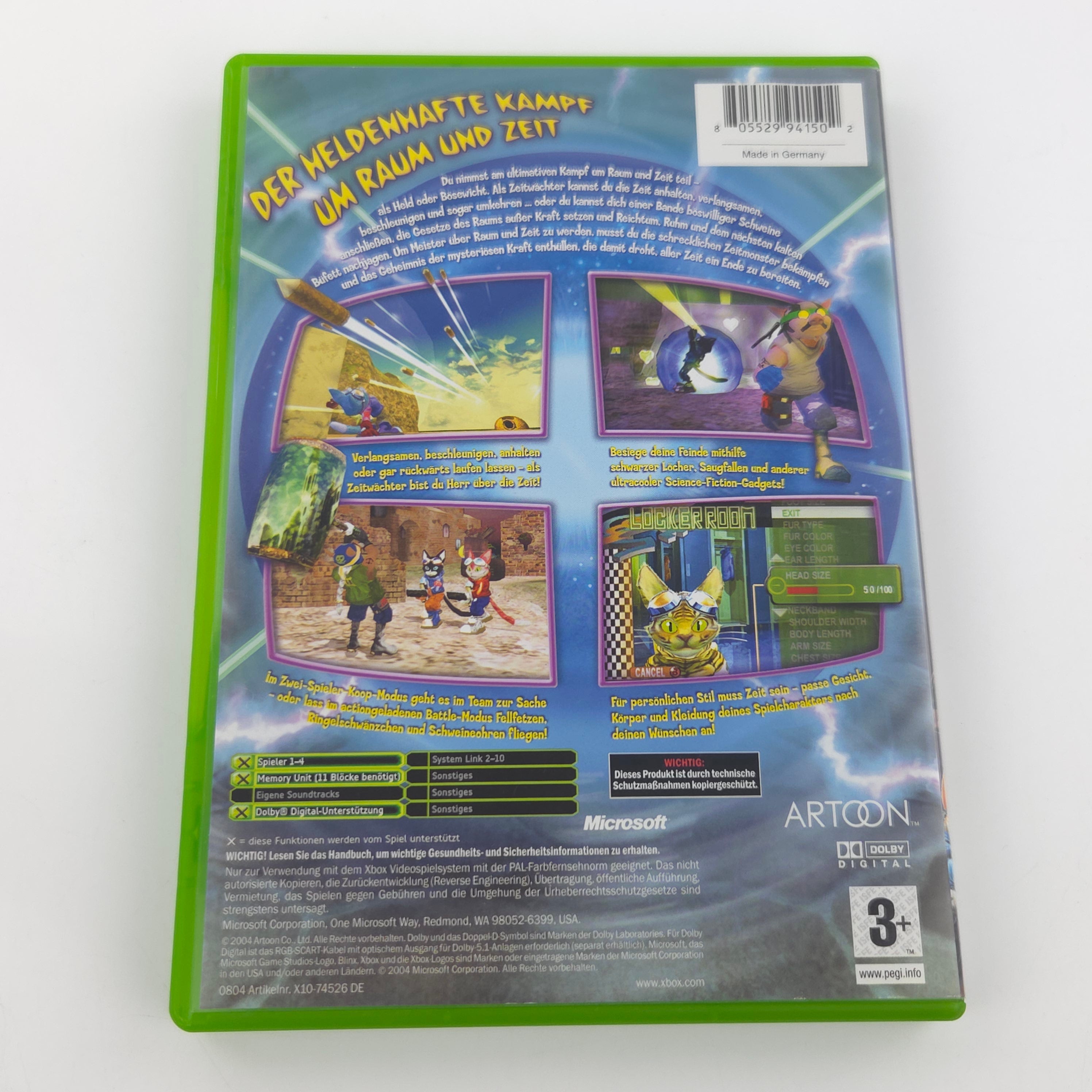 Xbox Classic Spiel – Blinx 2 Master of Time & Space OVP