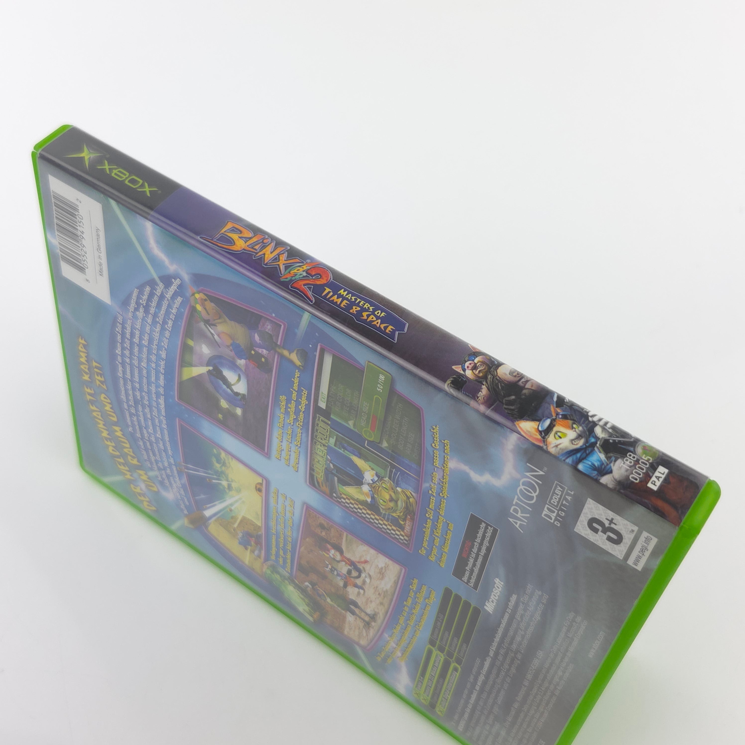 Xbox Classic Spiel – Blinx 2 Master of Time & Space OVP