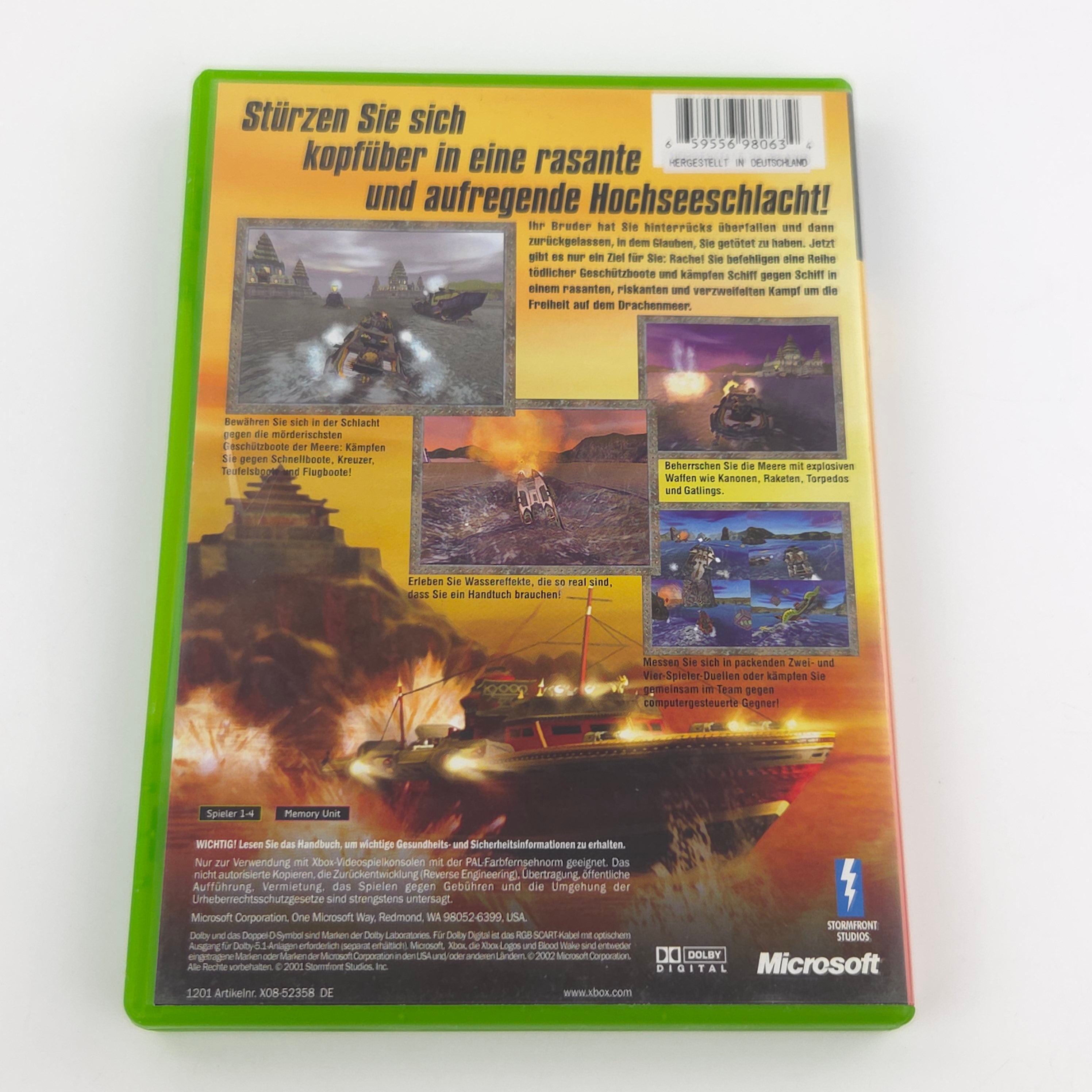 Xbox Classic Spiel – Blood Wake (OVP PAL)