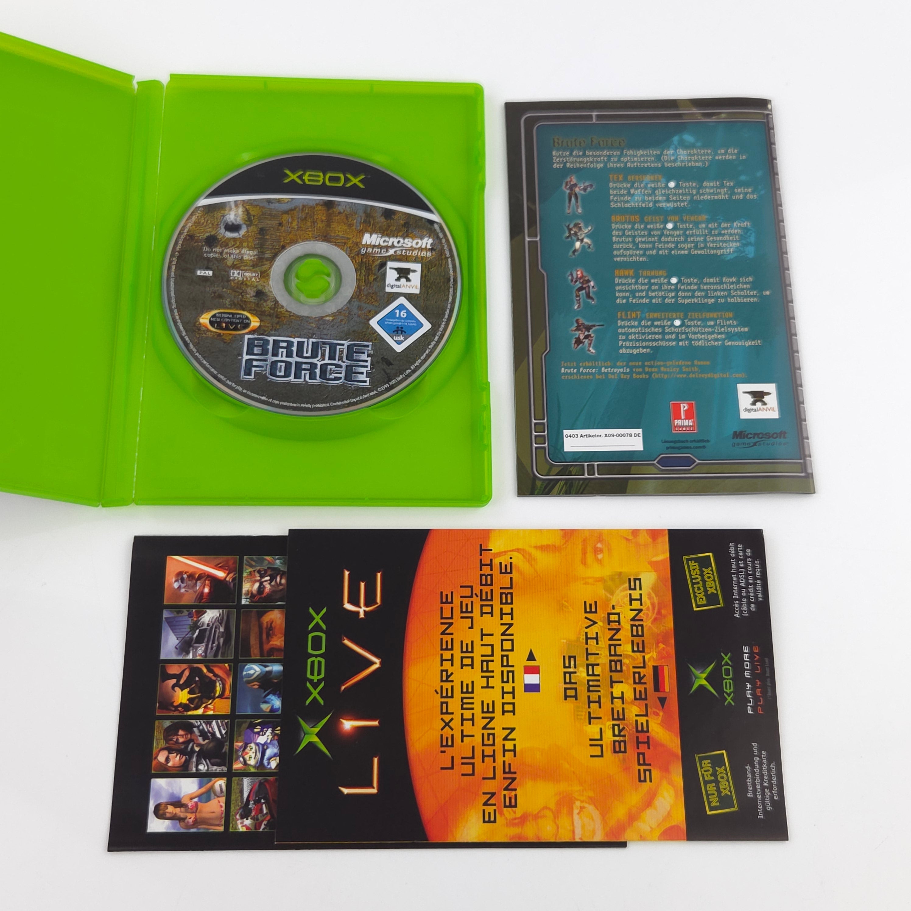 Xbox Classic Spiel – Brute Force (OVP DE PAL)