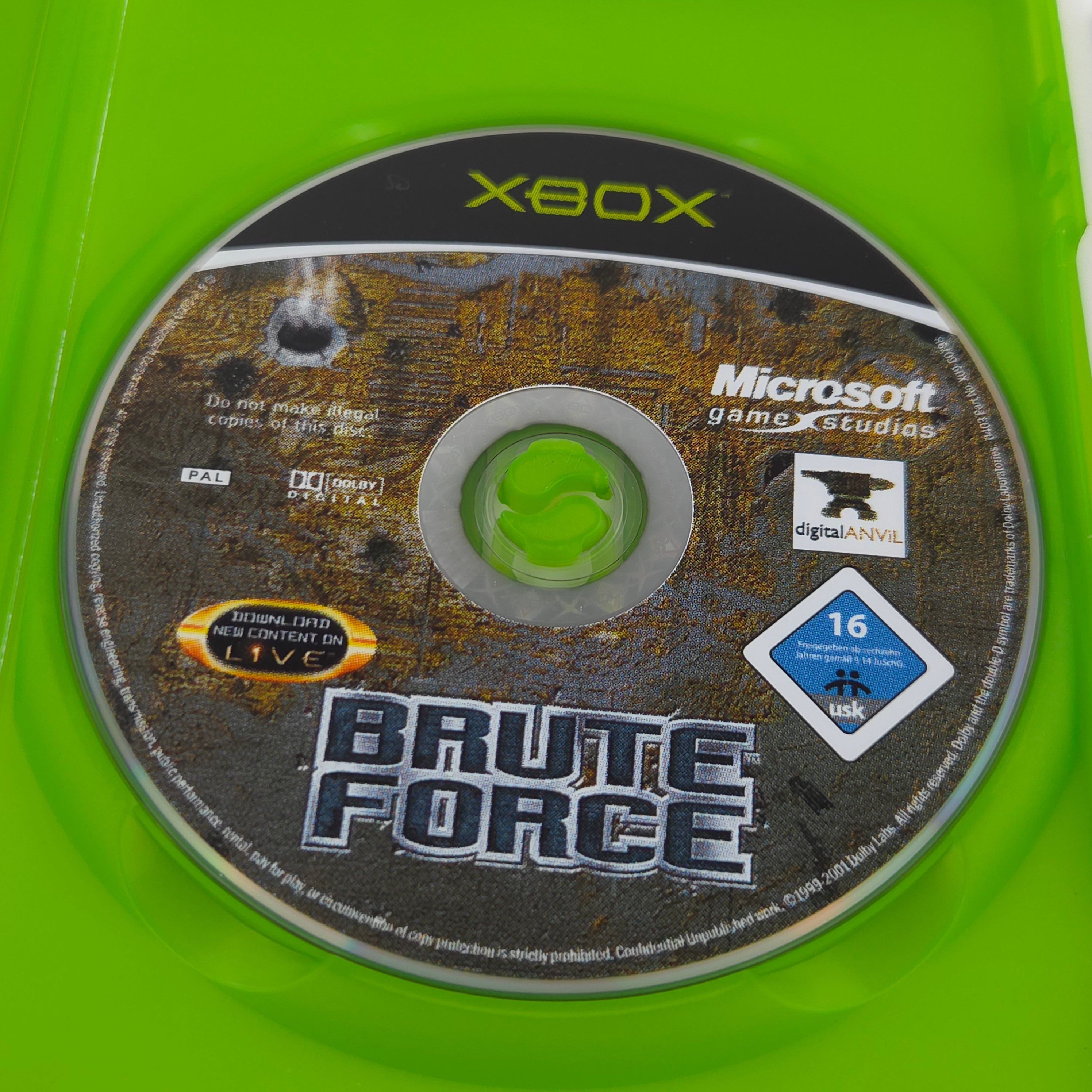 Xbox Classic Spiel – Brute Force (OVP DE PAL)