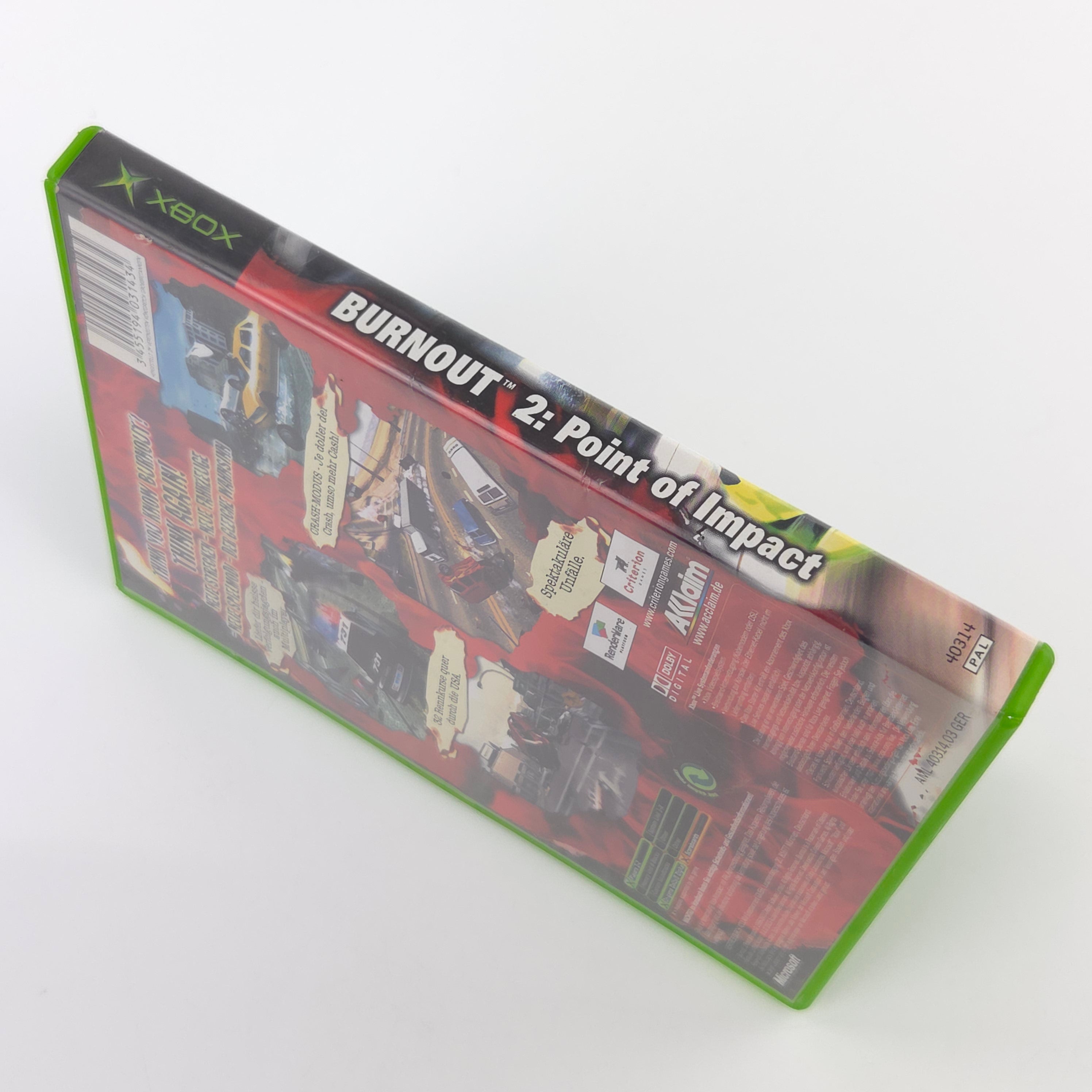 Xbox Classic Spiel – Burnout 2 Point of Impact (OVP)