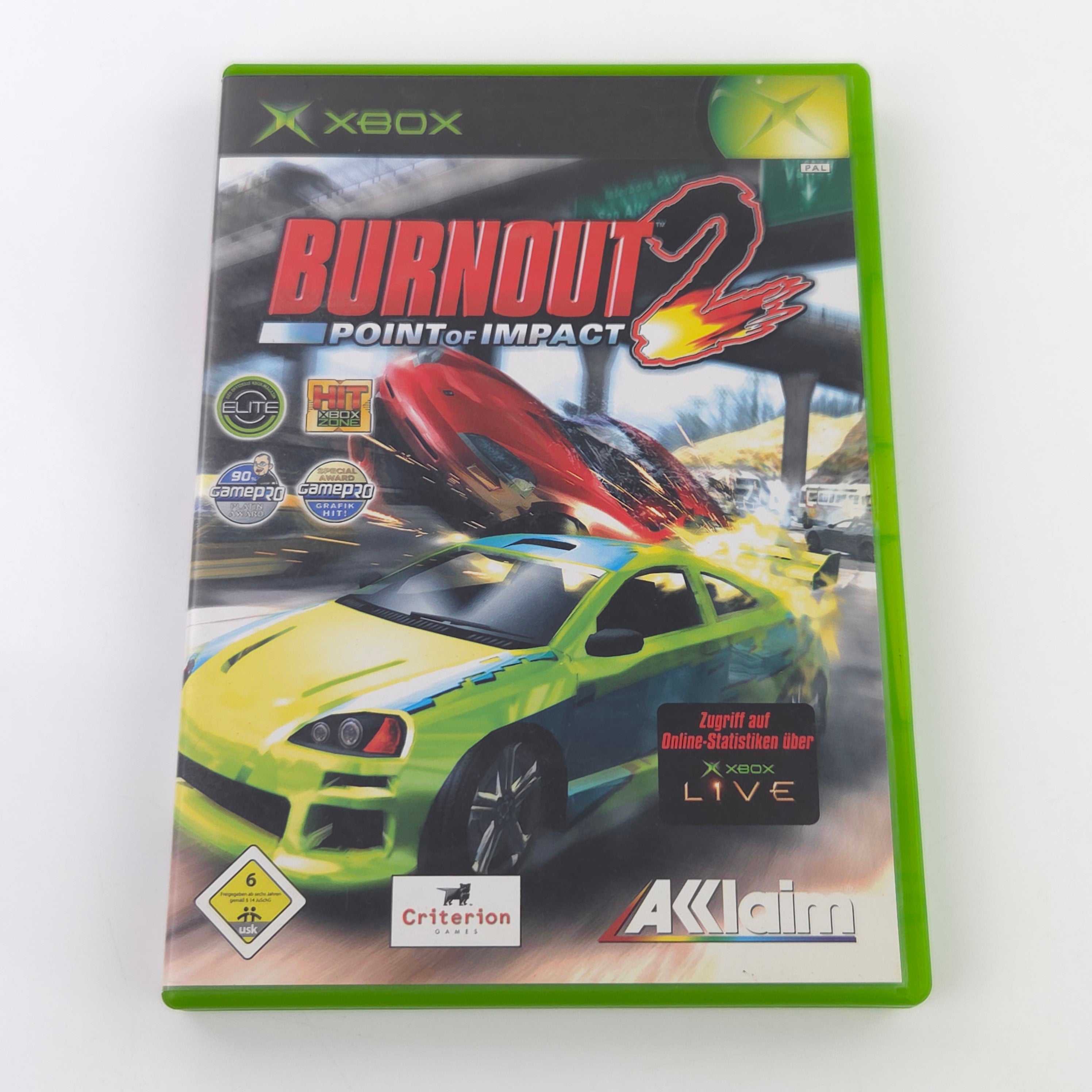 Xbox Classic Spiel – Burnout 2 Point of Impact (OVP)