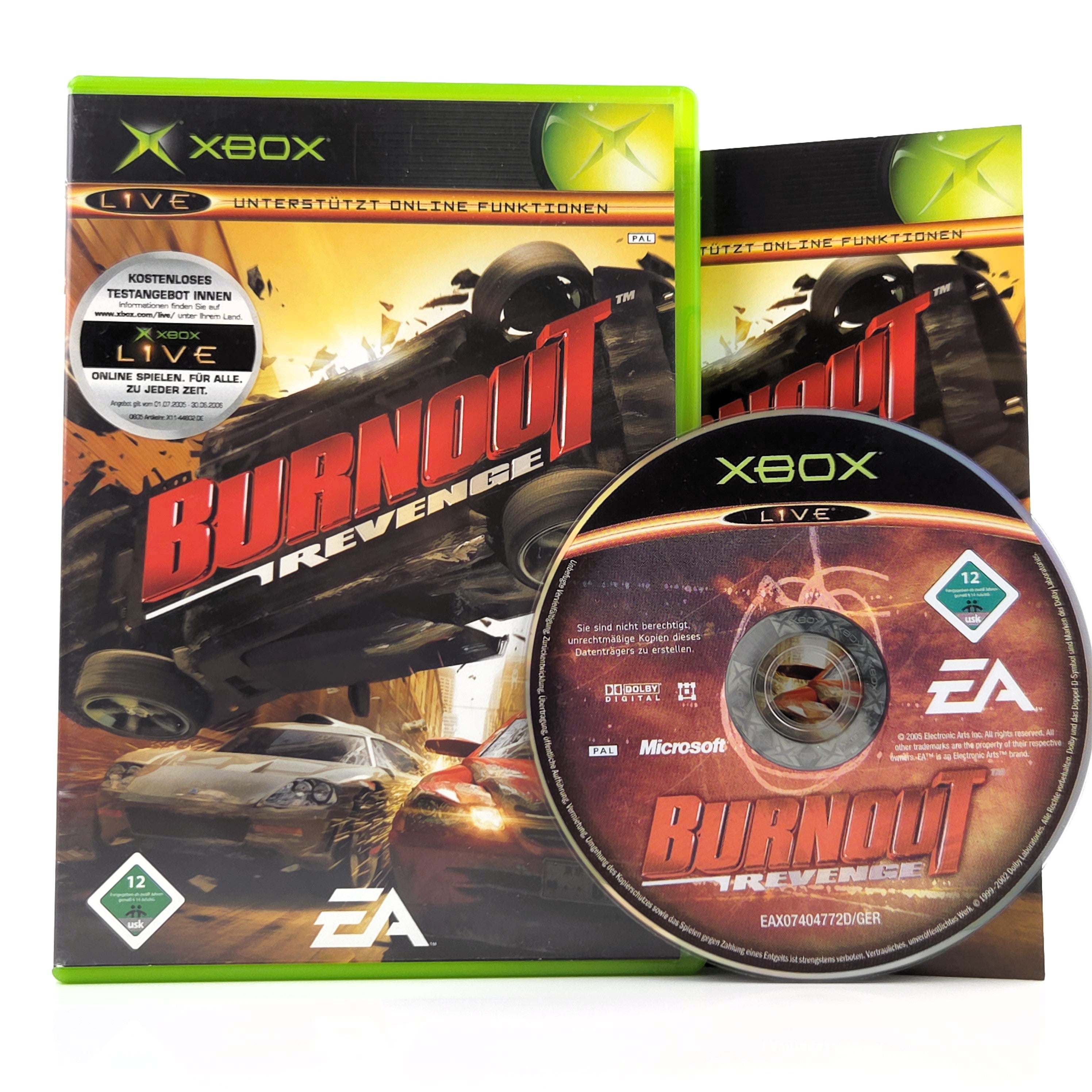 Xbox Classic Spiel – Burnout Revenge (OVP PAL)
