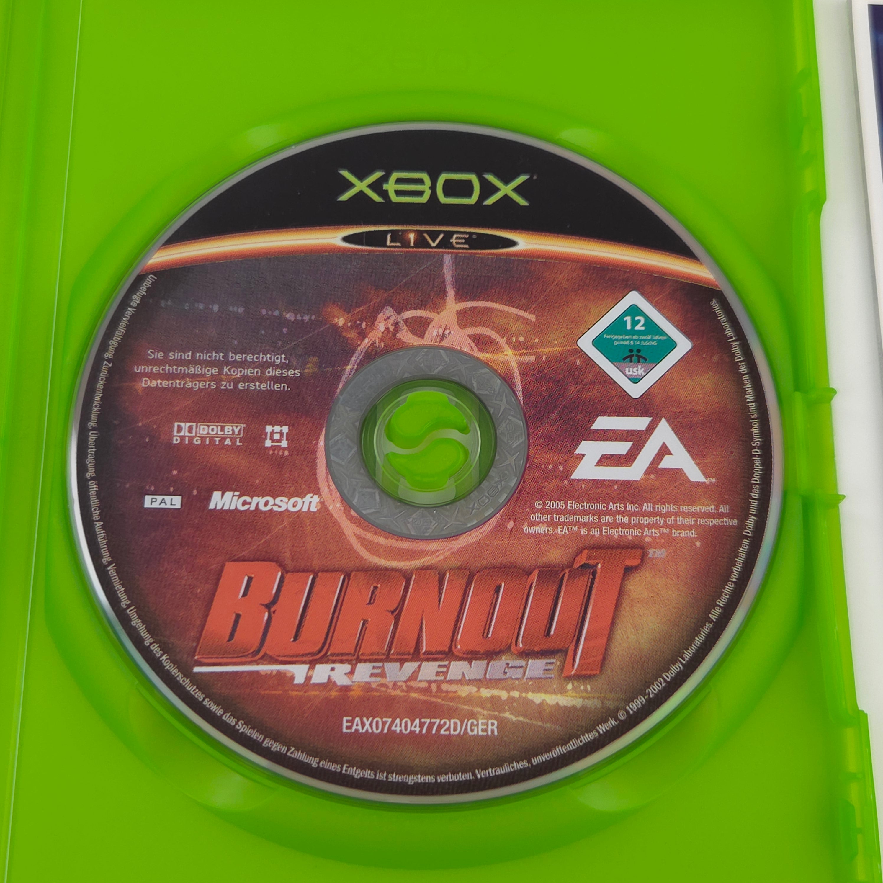 Xbox Classic Spiel – Burnout Revenge (OVP PAL)