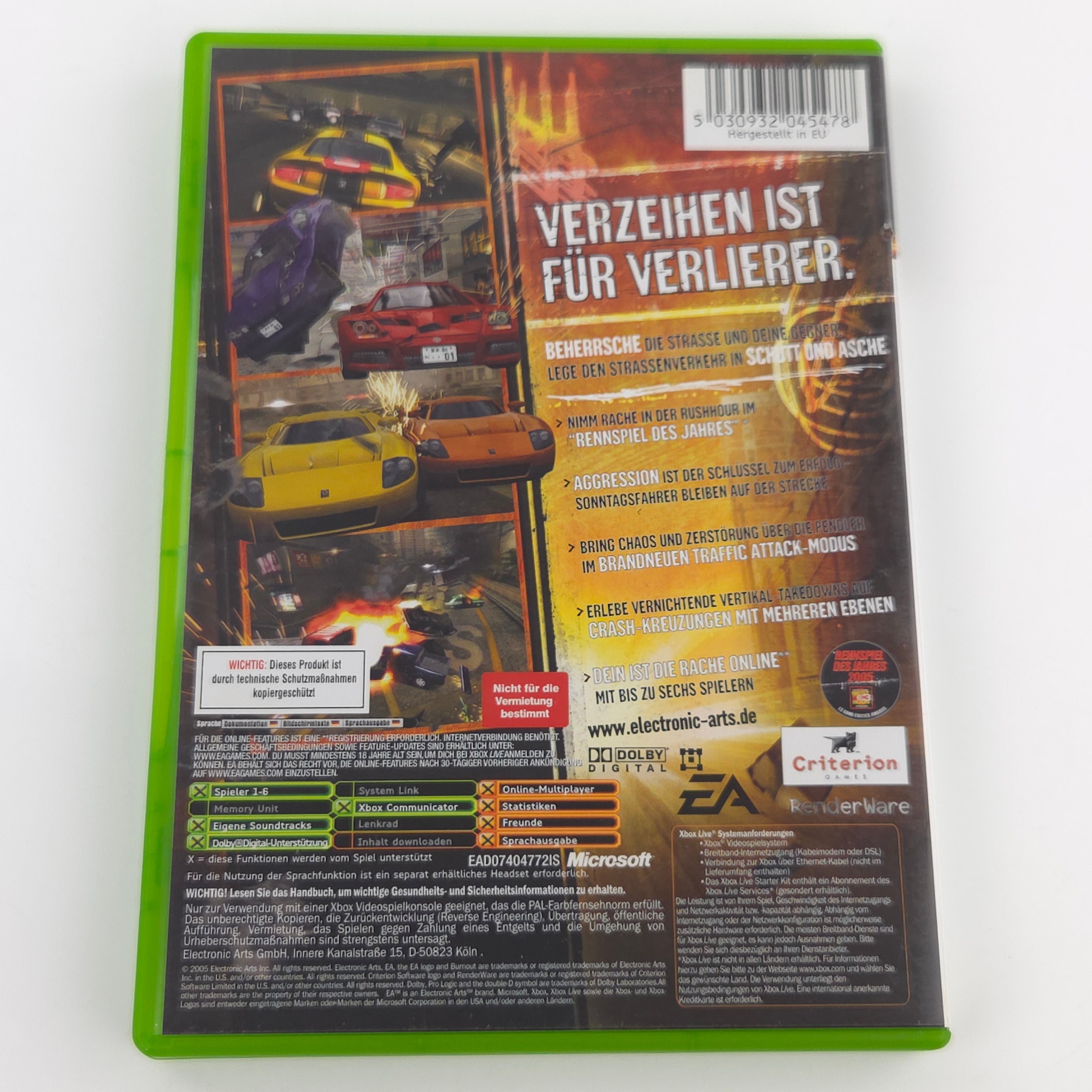 Xbox Classic Spiel – Burnout Revenge (OVP PAL)