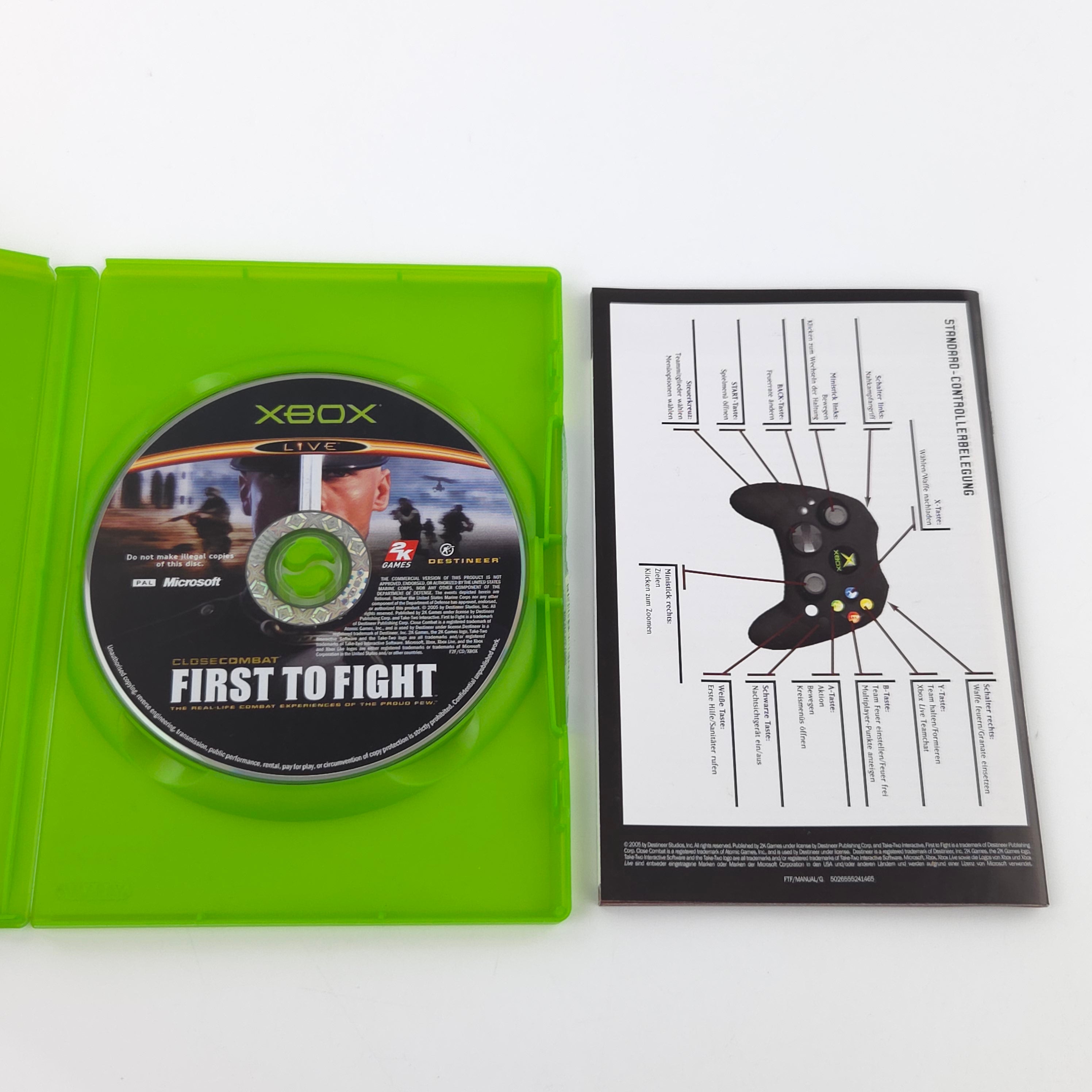 Xbox Classic Spiel – Close Combat First to Fight (PAL)