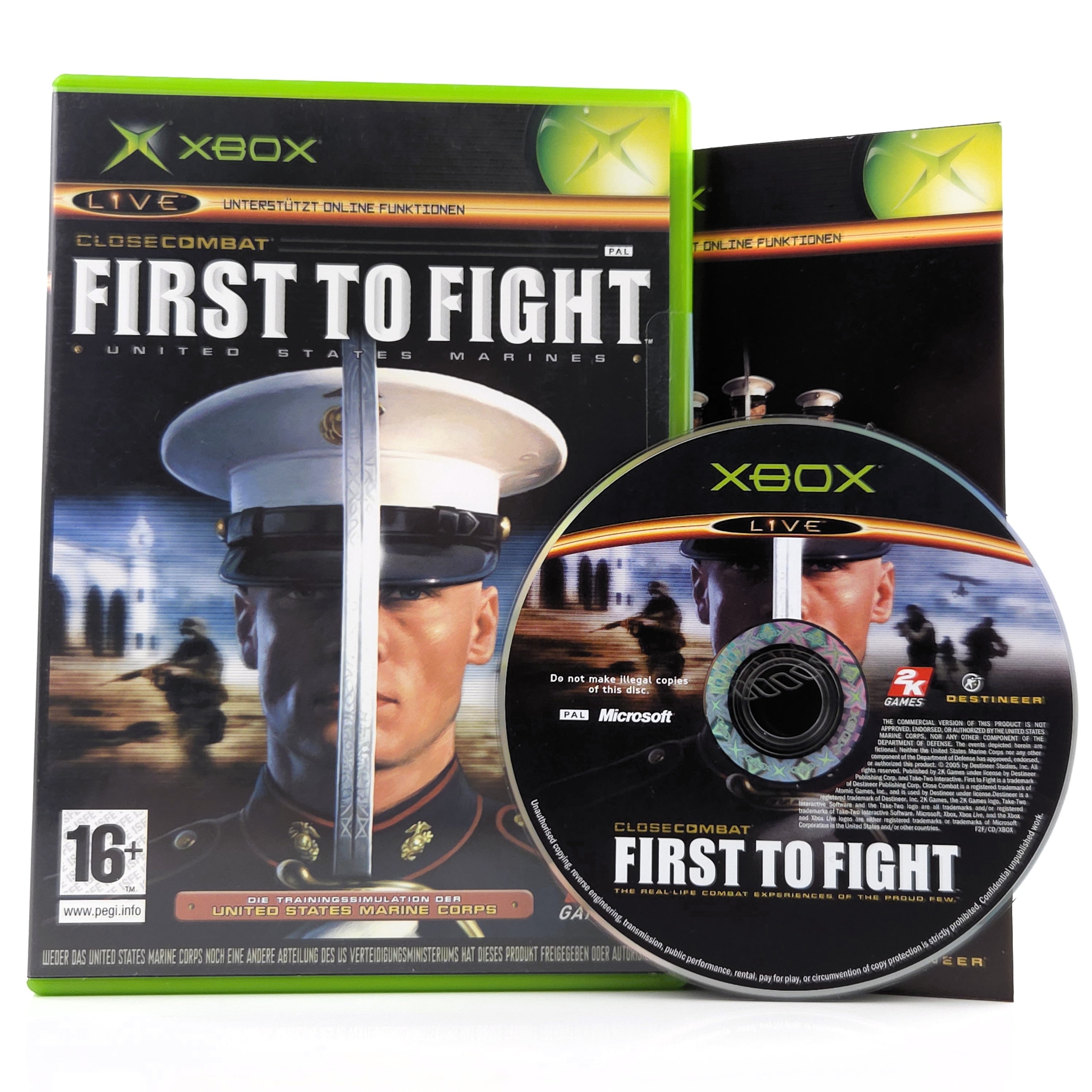 Xbox Classic Spiel – Close Combat First to Fight (PAL)
