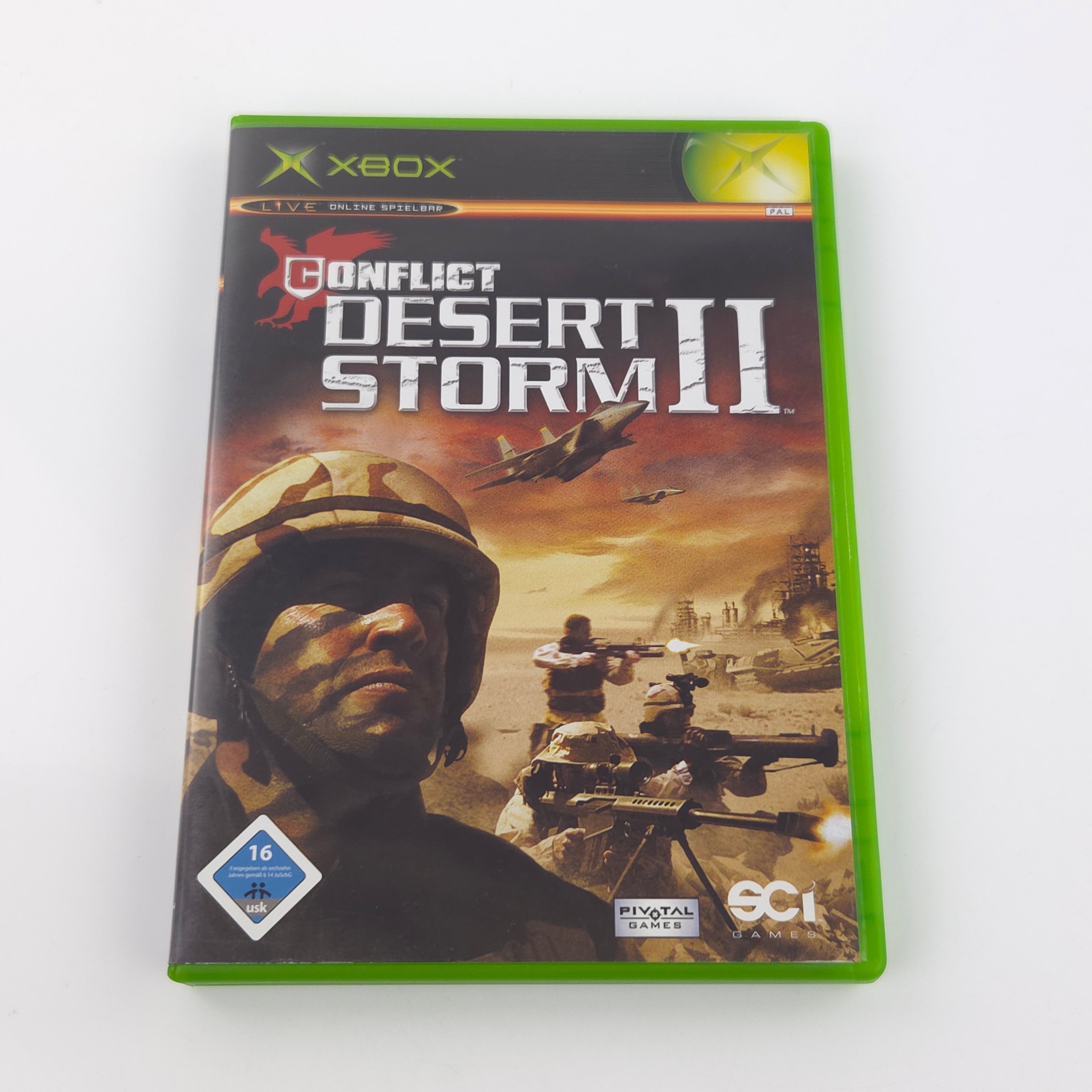 Xbox Classic Spiel – Conflict Desert Storm I & II PAL