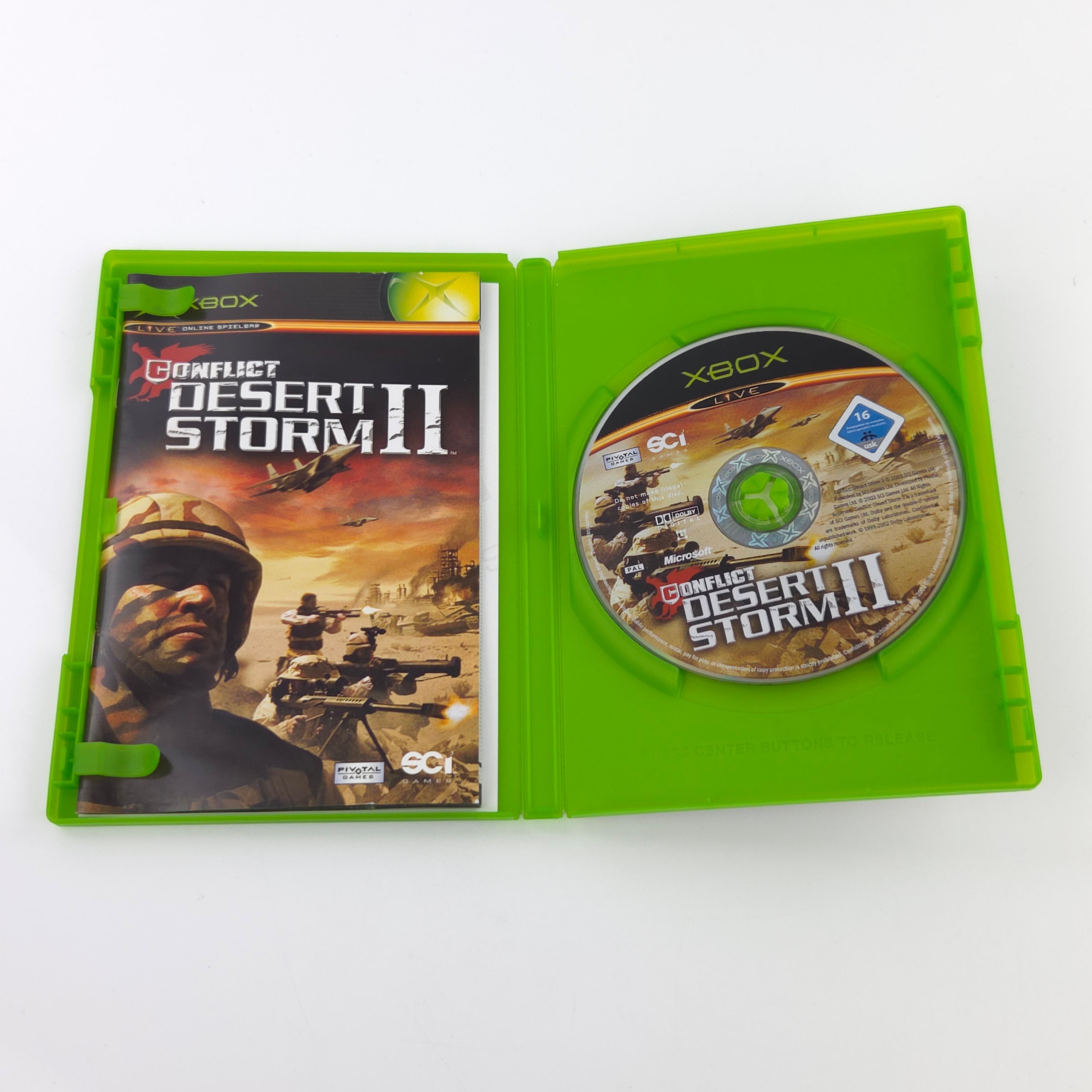 Xbox Classic Spiel – Conflict Desert Storm I & II PAL