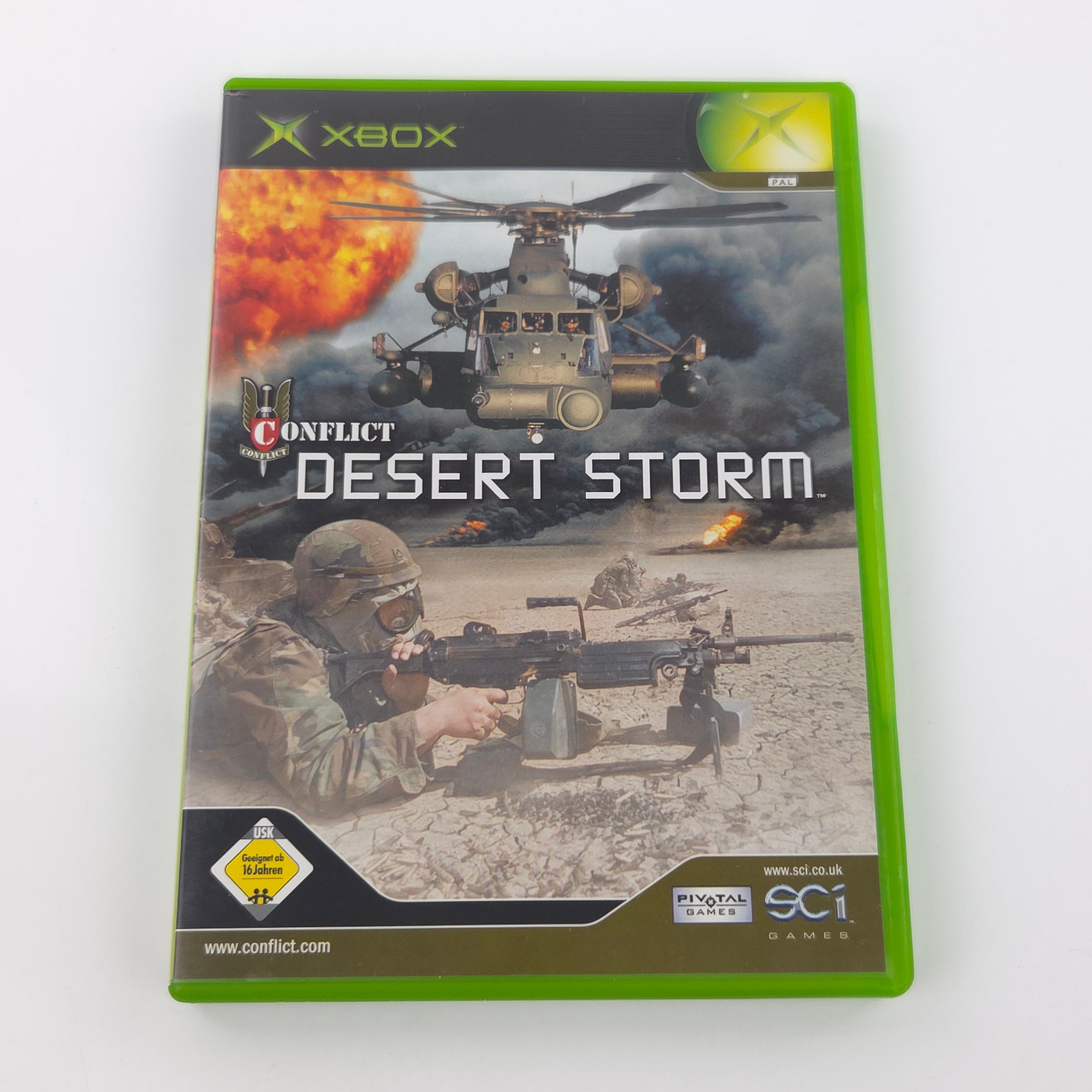 Xbox Classic Spiel – Conflict Desert Storm I & II PAL