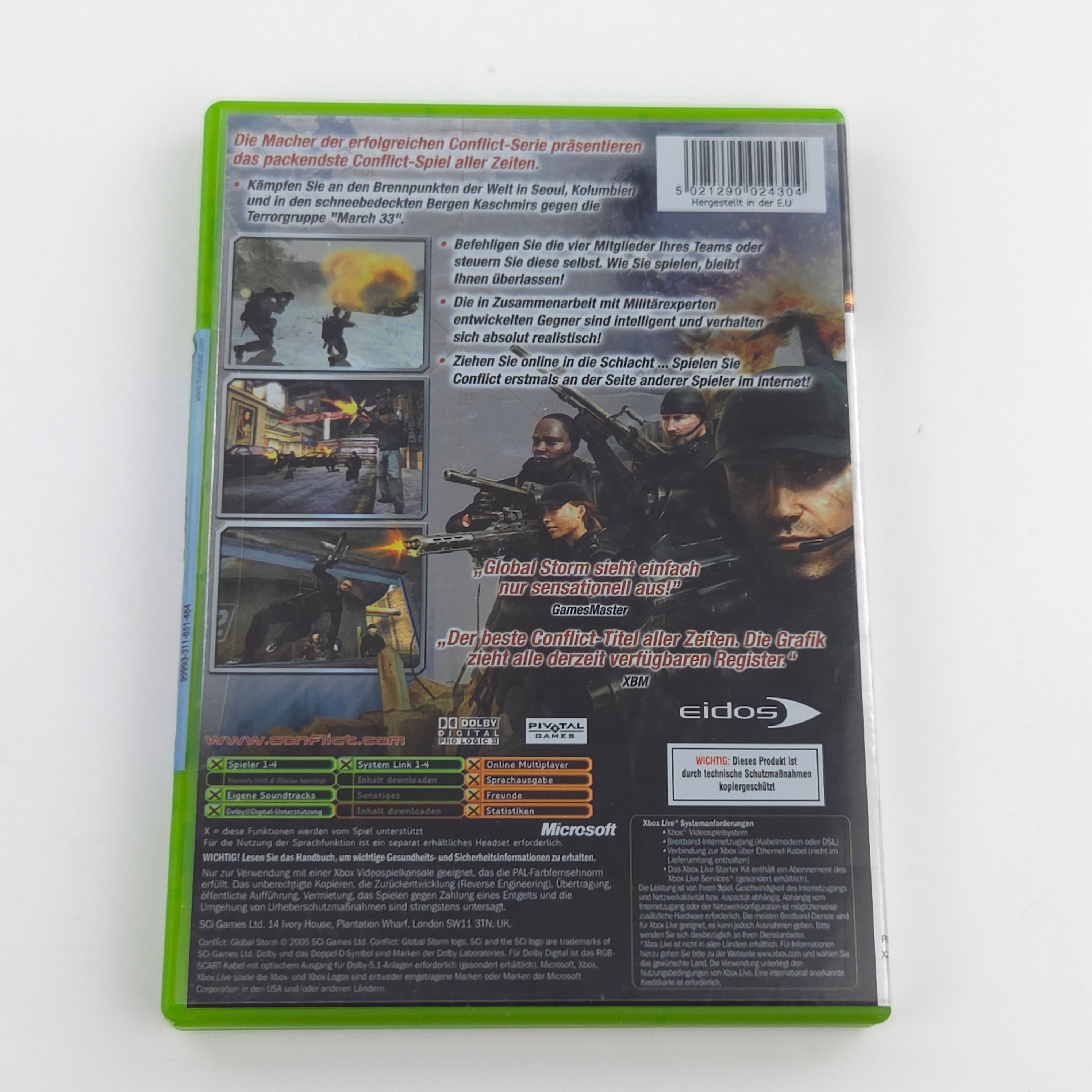 Xbox Classic Spiel – Conflict Global Storm (Neu)