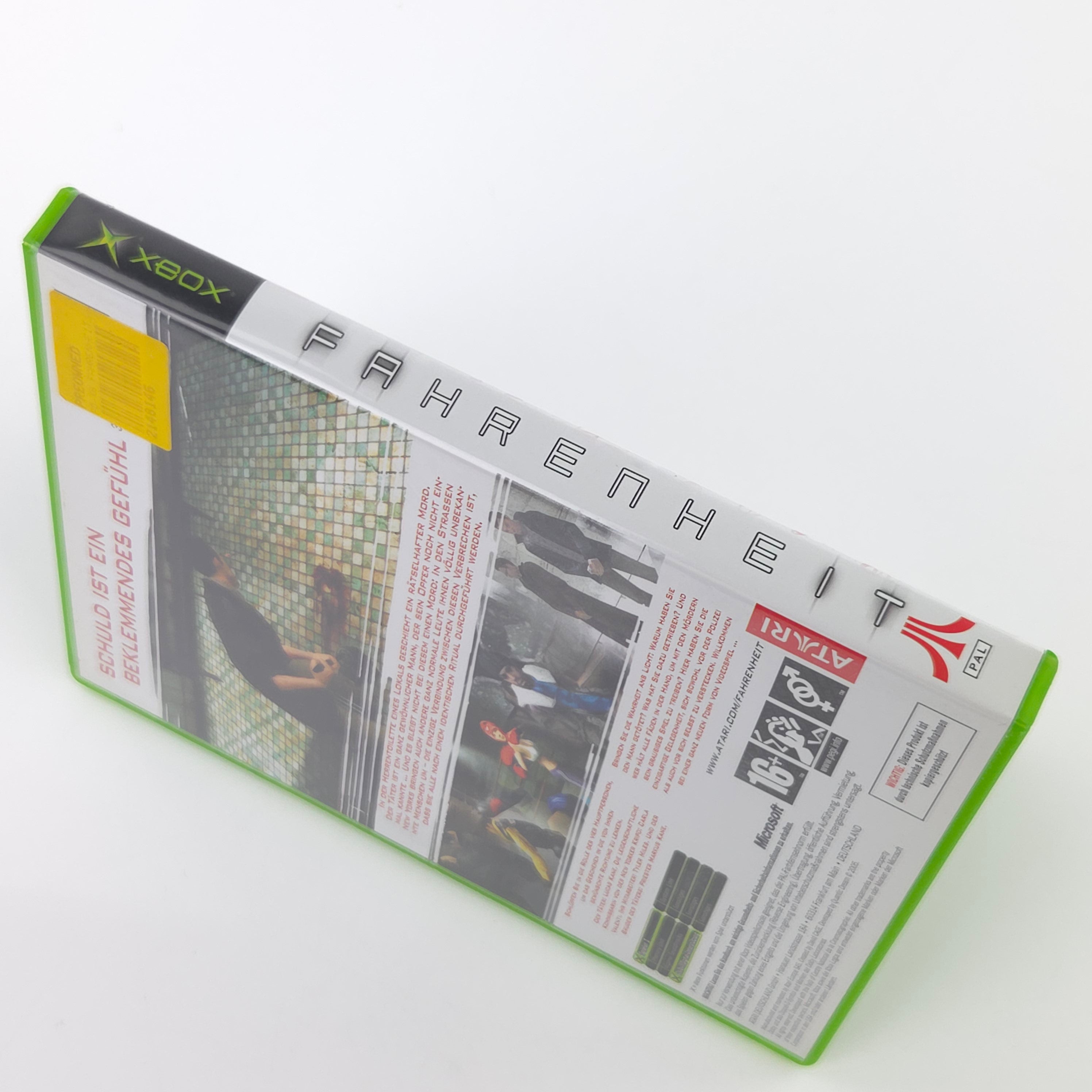 Xbox Classic Spiel – Fahrenheit (DEUTSCH PAL OVP)