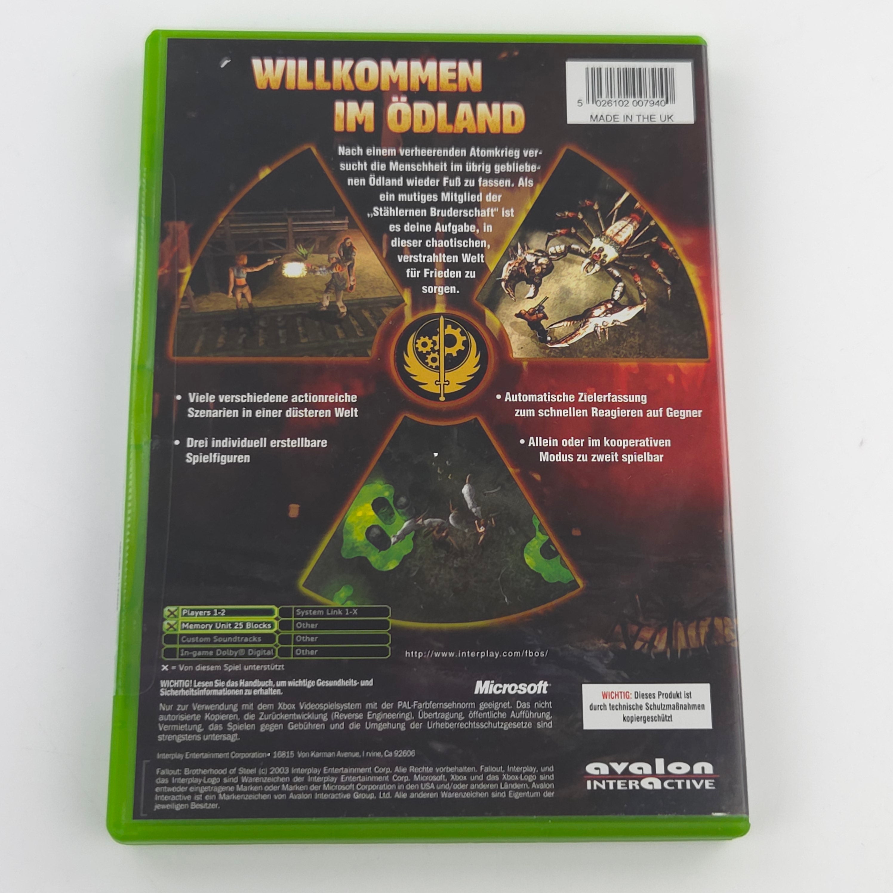 Xbox Classic Spiel – Fallout Brotherhood of Steel (Neu)