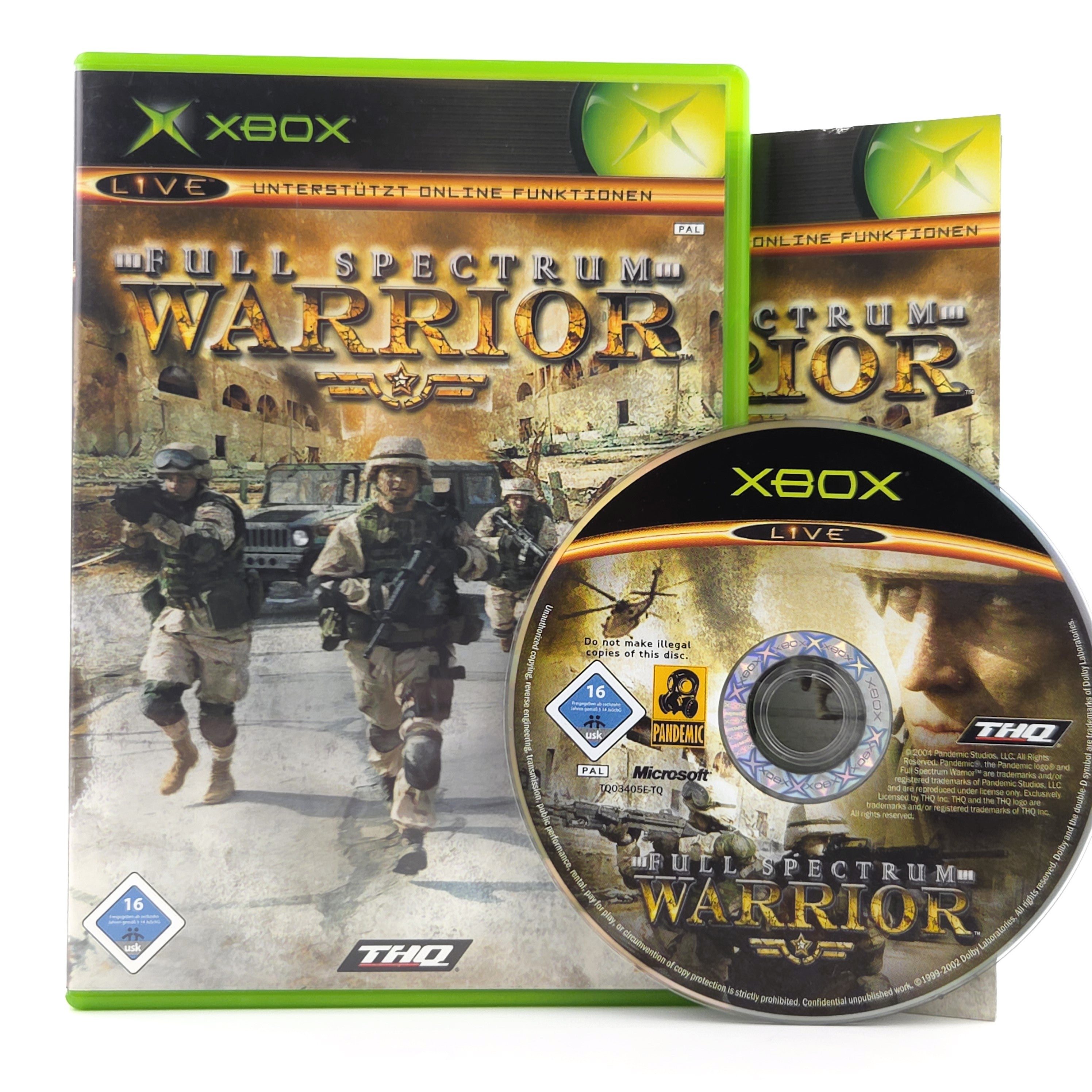 Xbox Classic Spiel – Full Spectrum Warrior (OVP)