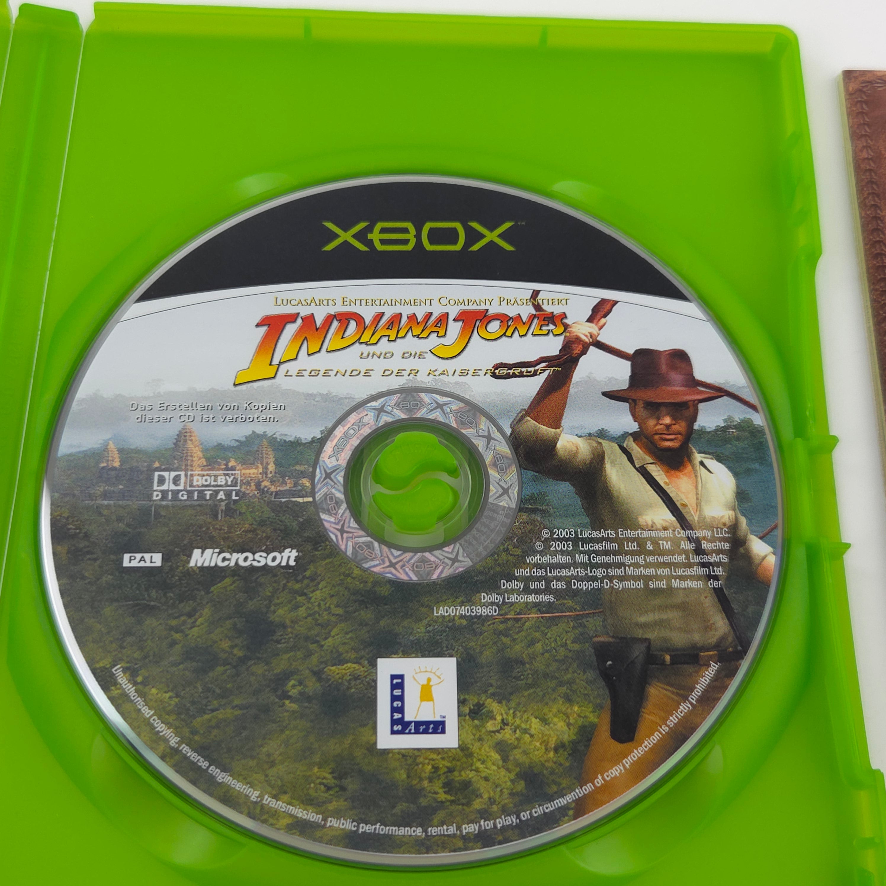 Xbox Classic Spiel – Indiana Jones Kaisergruft (PAL)