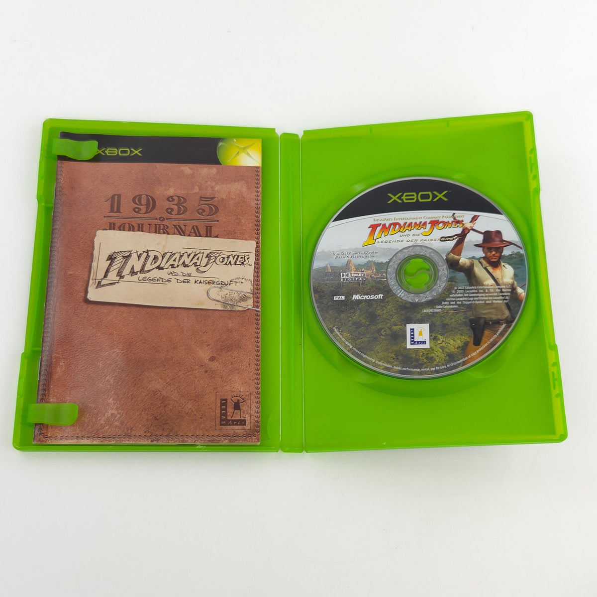 Xbox Spiel Indiana Jones Kaisergruft OVP DE