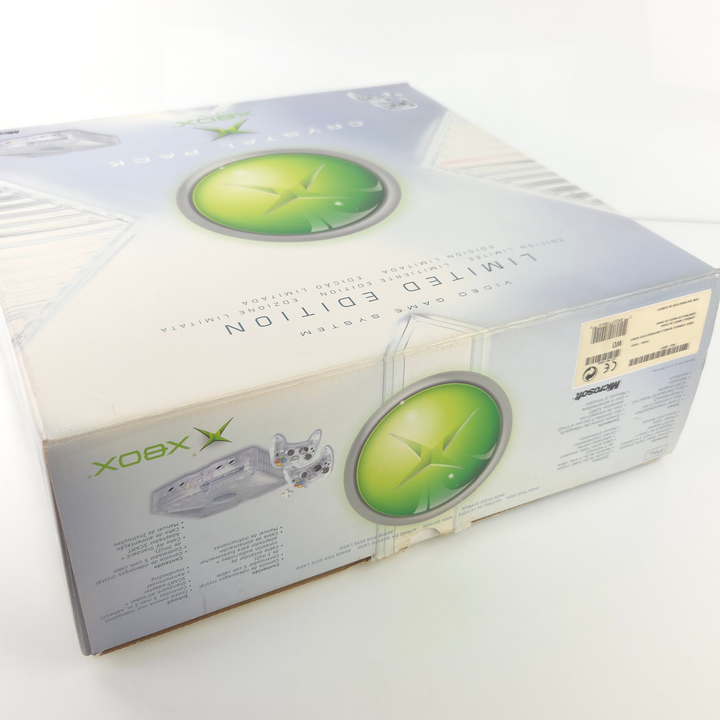 Xbox Classic Konsole Crystal Edition OVP
