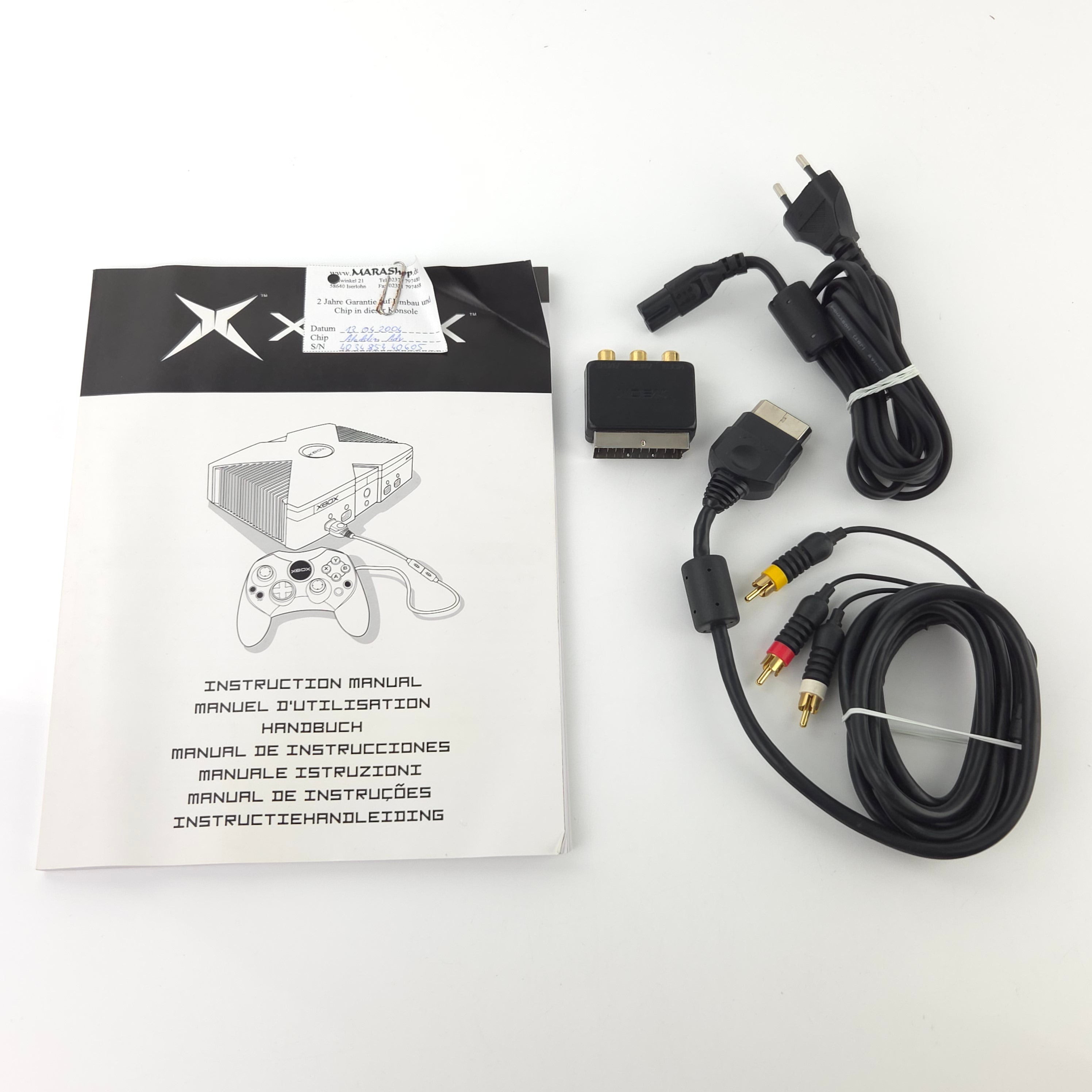 Xbox Classic Konsole Crystal Edition OVP