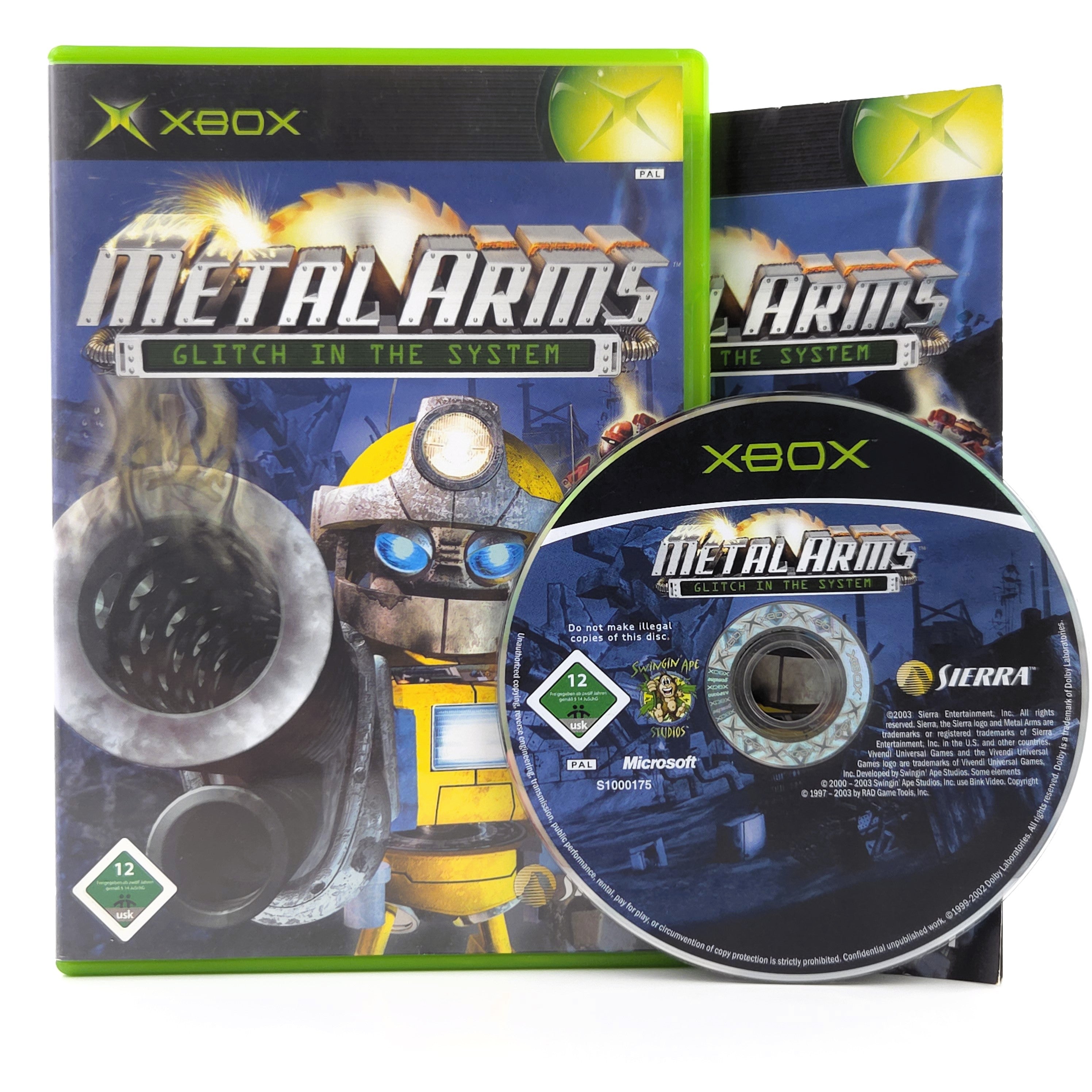 Xbox Classic Spiel – Metal Arms Glitch (OVP PAL)