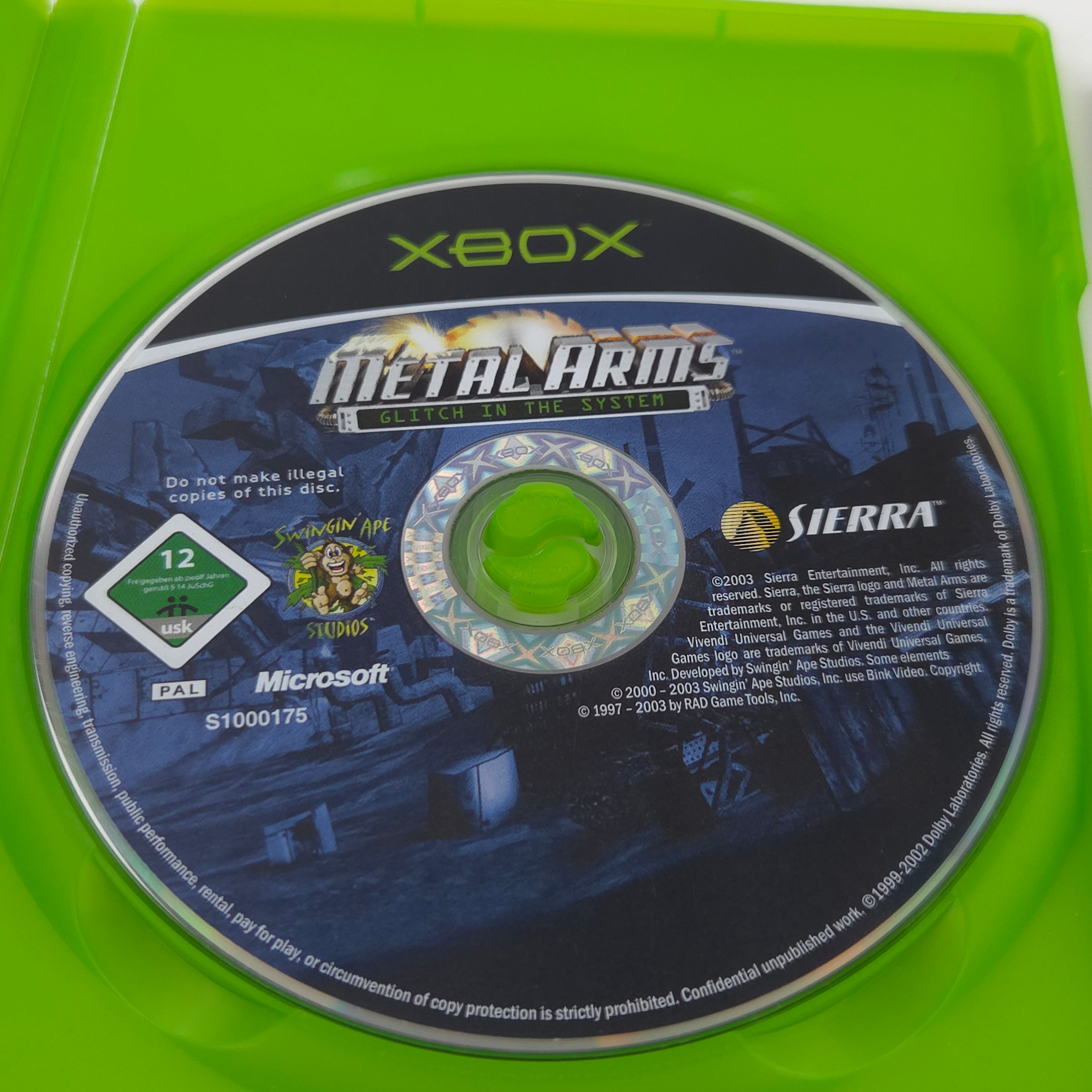 Xbox Classic Spiel – Metal Arms Glitch (OVP PAL)