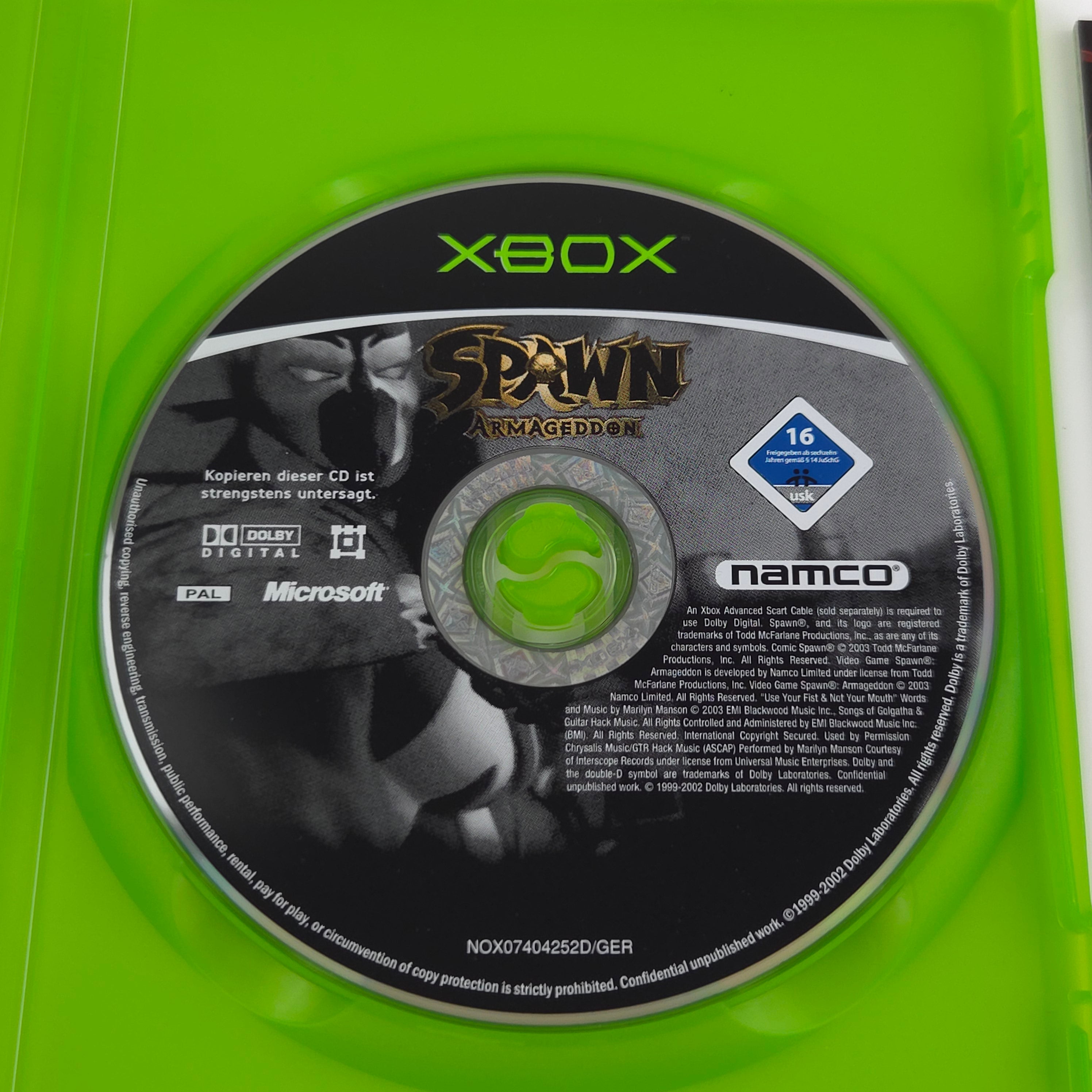 Xbox Classic Spiel – Spawn Armageddon (OVP PAL)