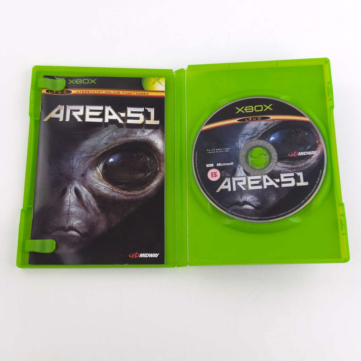 Microsoft Xbox Spiel Area 51 OVP CD PAL