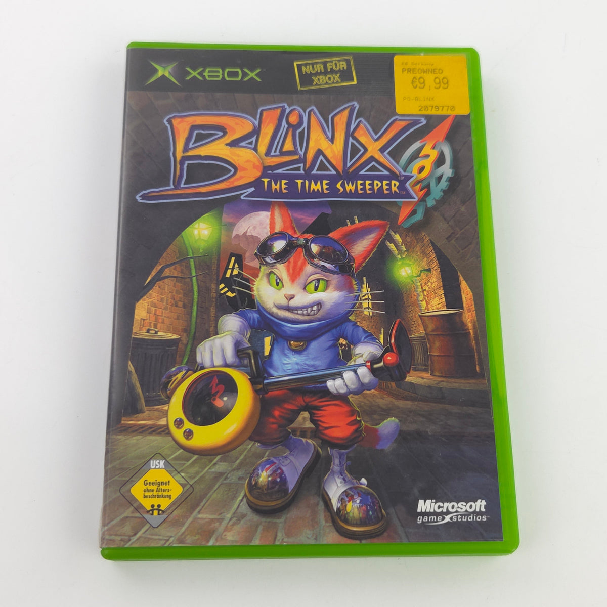 Microsoft Xbox Spiel Blinx The Time Sweeper OVP PAL