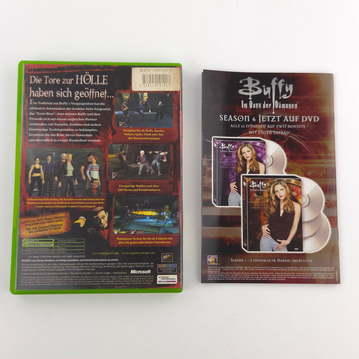 Xbox Classic Spiel Buffy Chaos Bleeds OVP