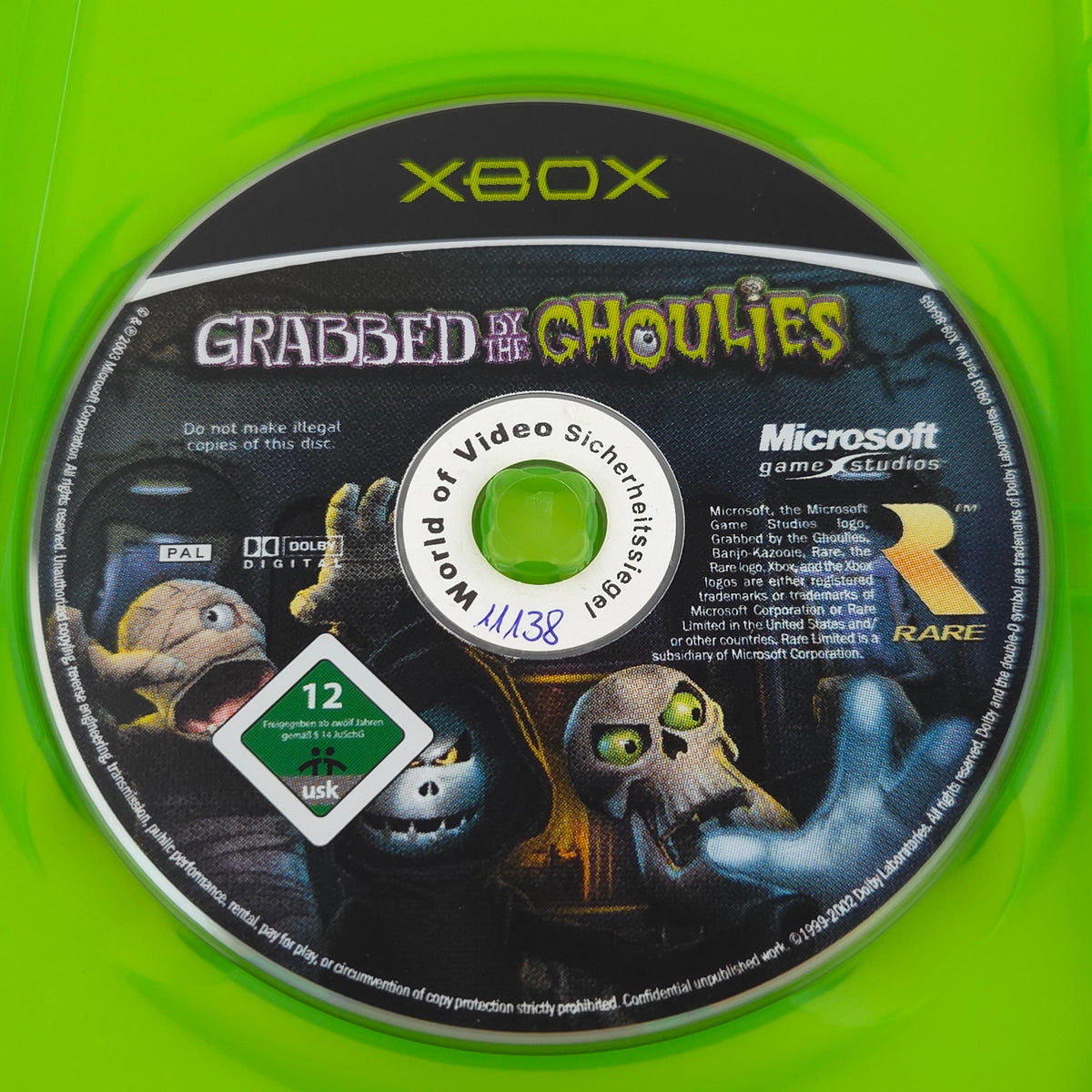 Microsoft Xbox Spiel Grabbed by the Ghoulies OVP