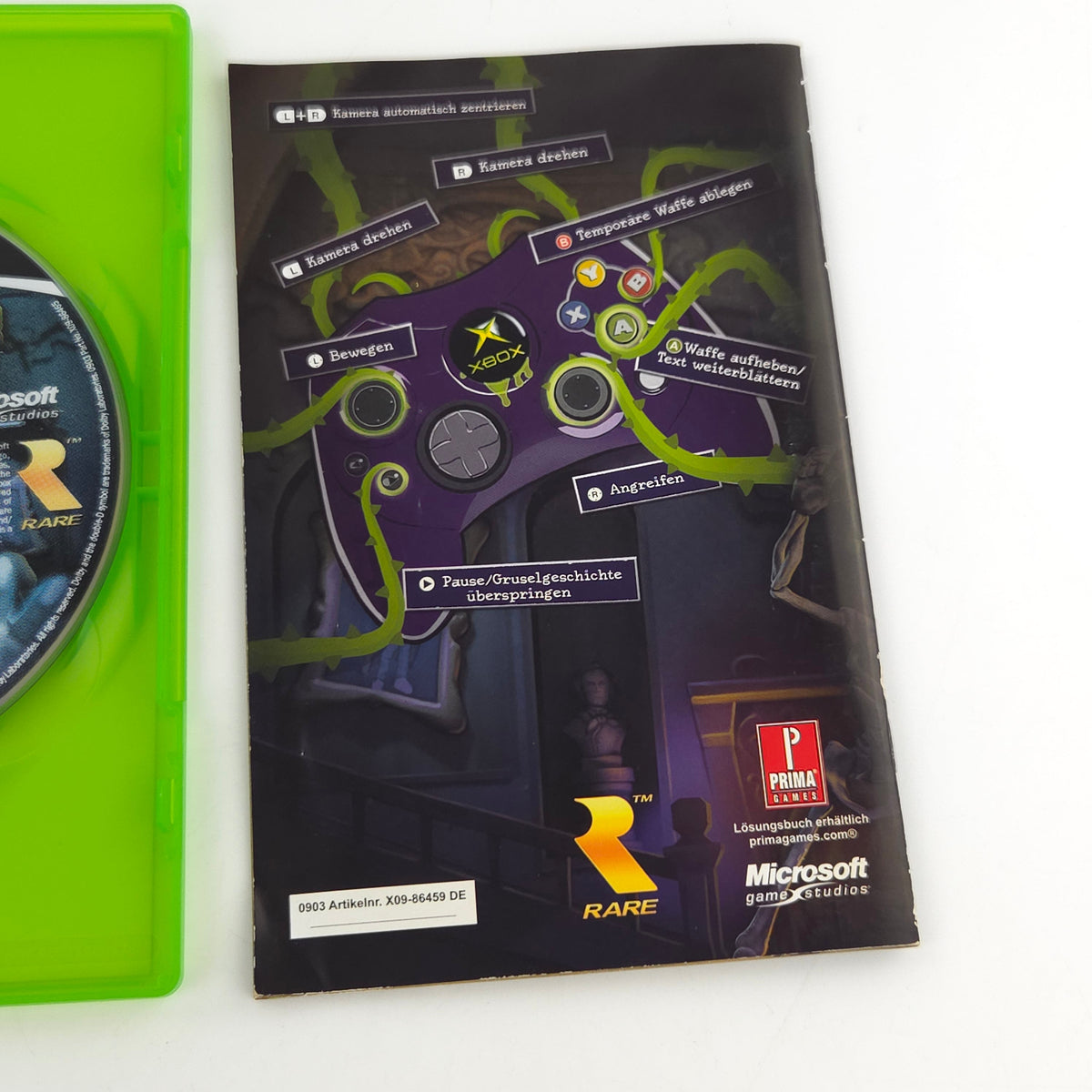 Microsoft Xbox Spiel Grabbed by the Ghoulies OVP