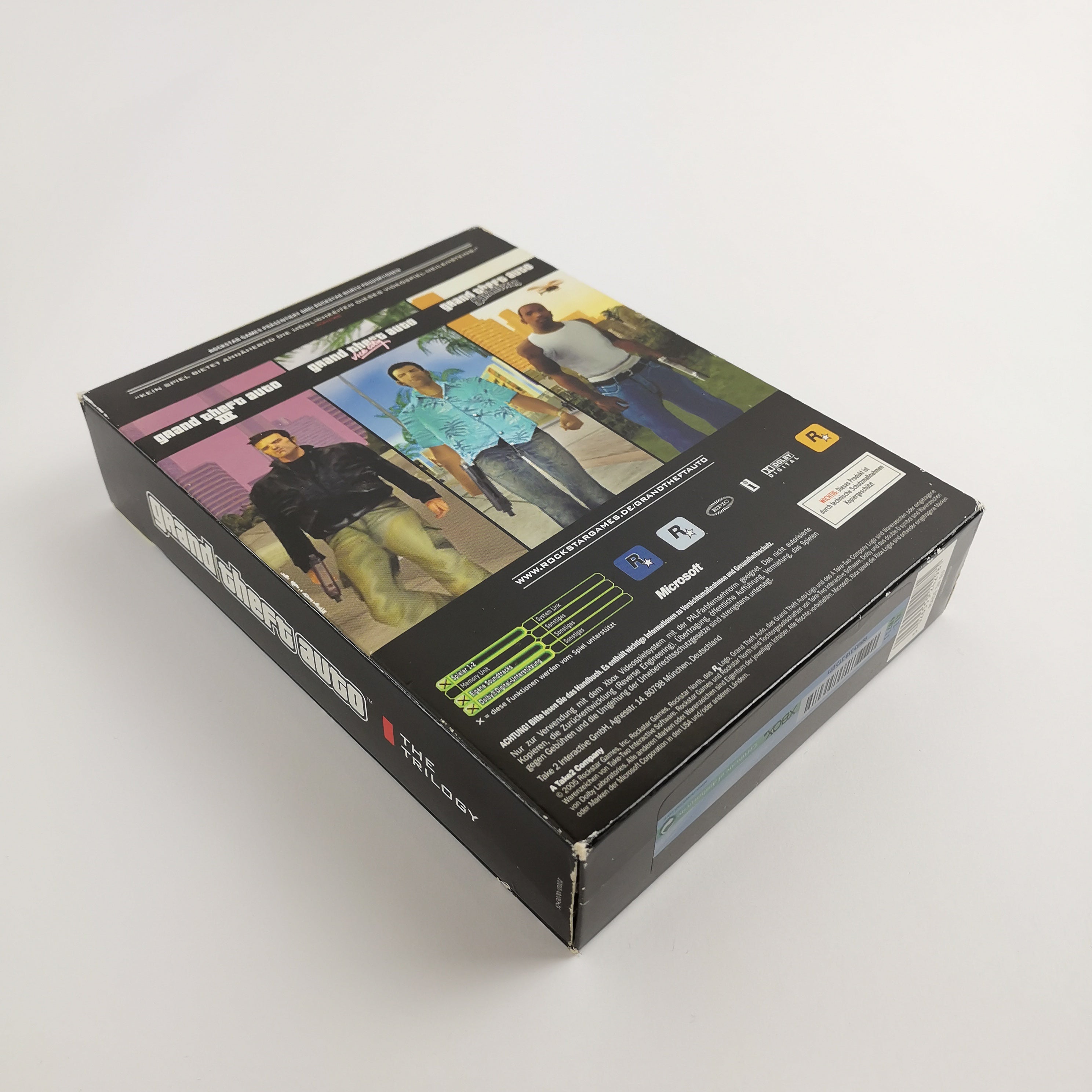 Microsoft Xbox Classic Spiel – Grand Theft Auto Trilogy OVP