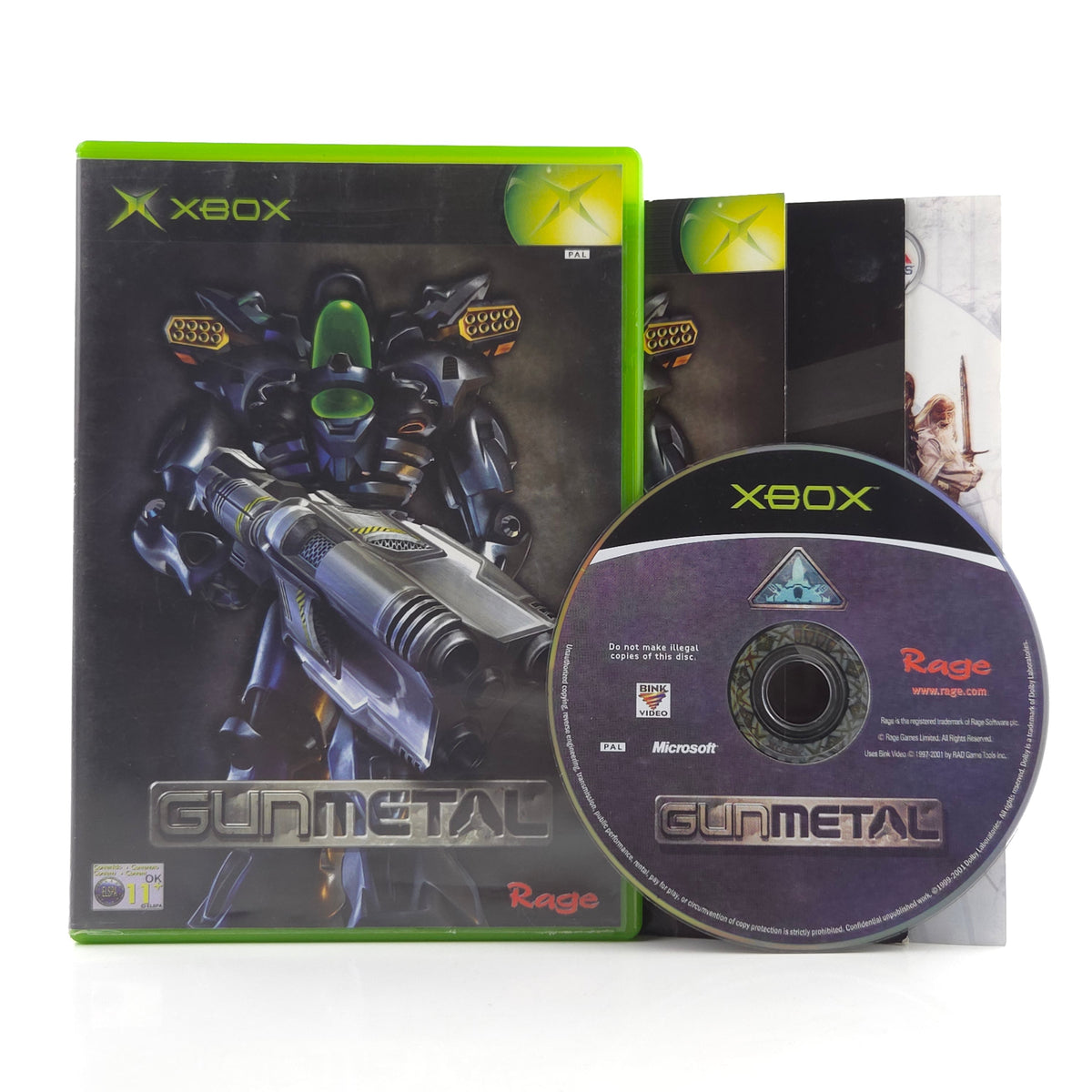 Xbox Spiel Gun Metal OVP PAL