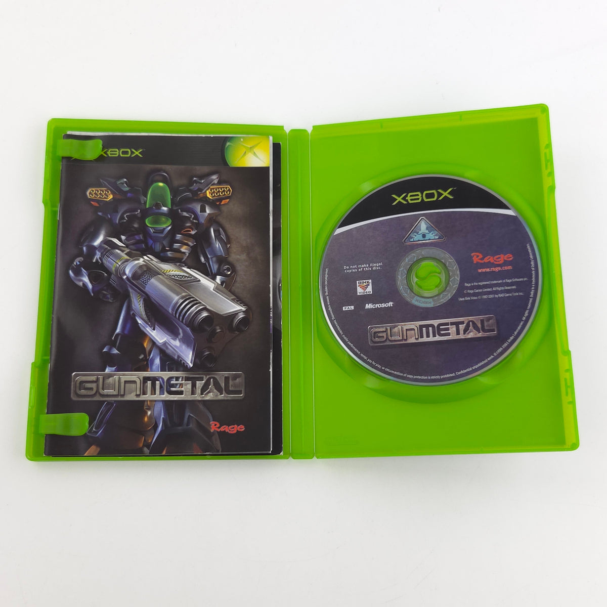 Xbox Spiel Gun Metal OVP PAL