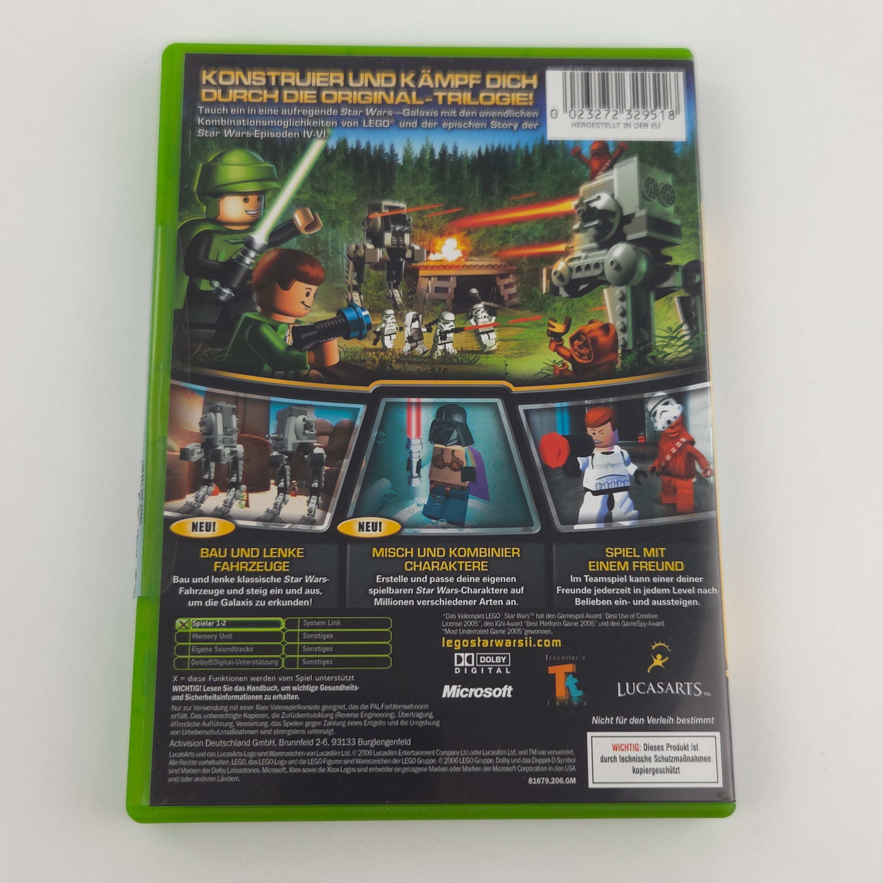Xbox Spiel Lego Star Wars II Trilogie OVP