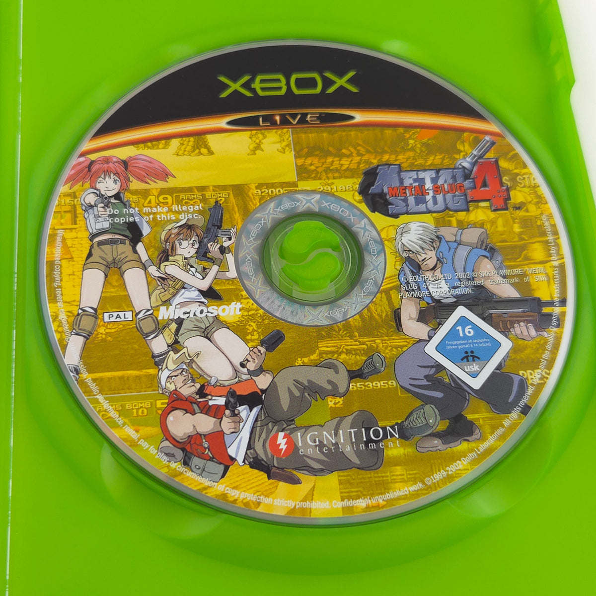 Xbox Spiel Metal Slug 4 OVP