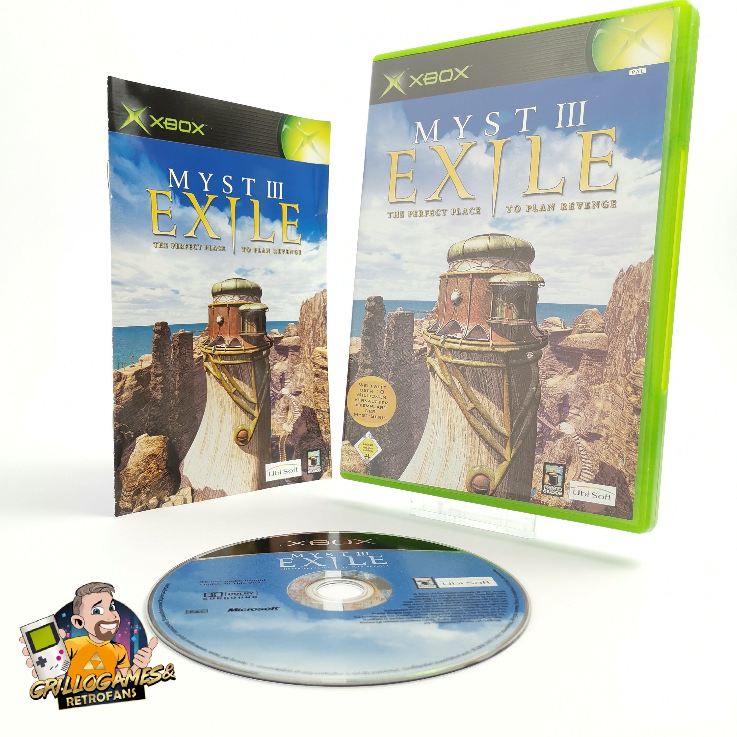 Microsoft Xbox Classic Spiel – Myst III Exile (PAL OVP)