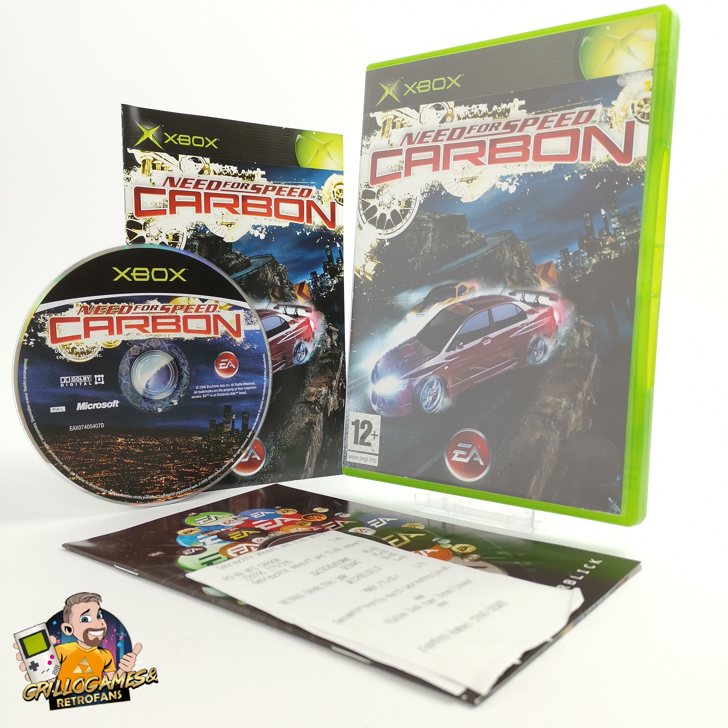 Microsoft Xbox Classic Spiel – Need for Speed Carbon PAL OVP