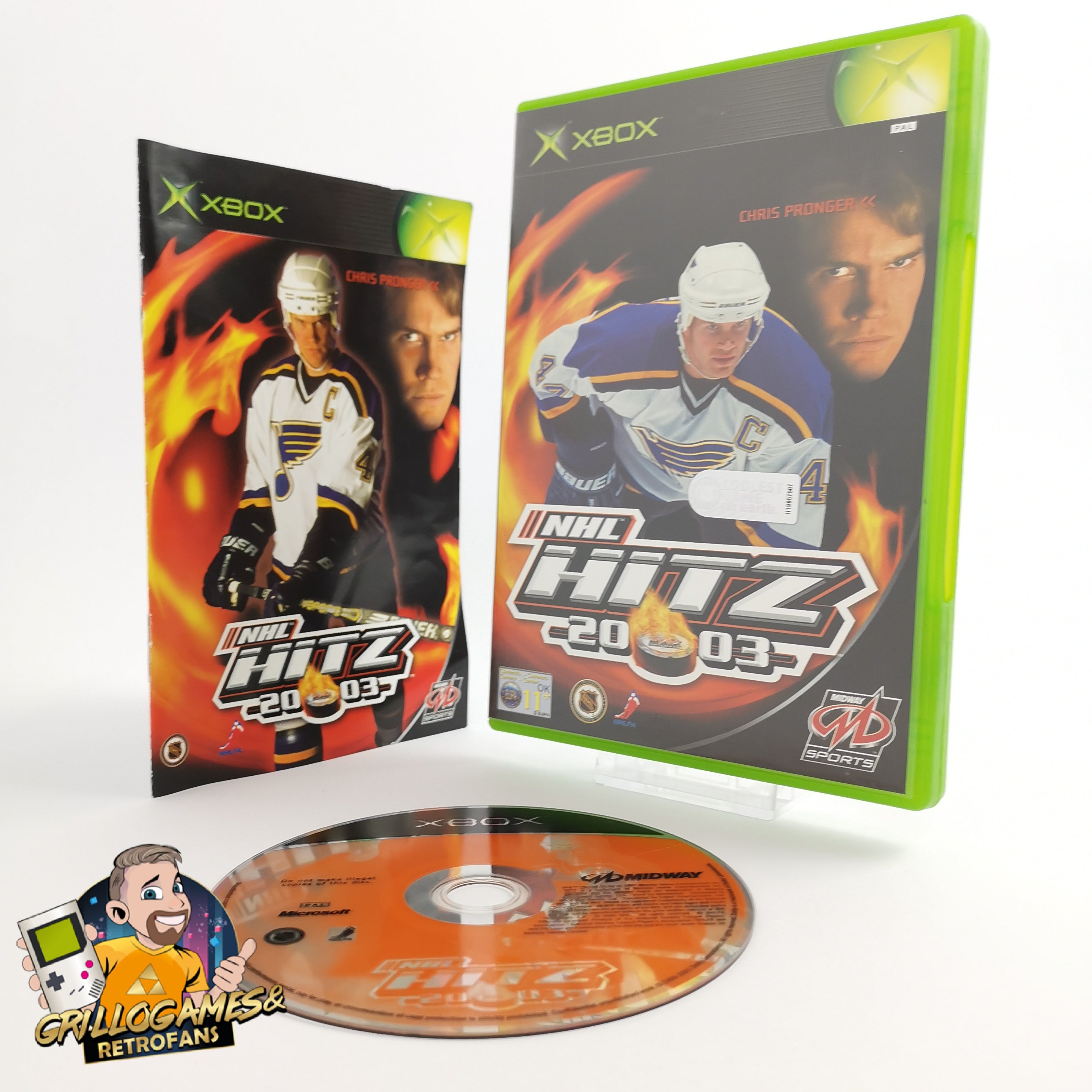 Microsoft Xbox Classic Spiel – NHL Hitz 2003 (PAL OVP)