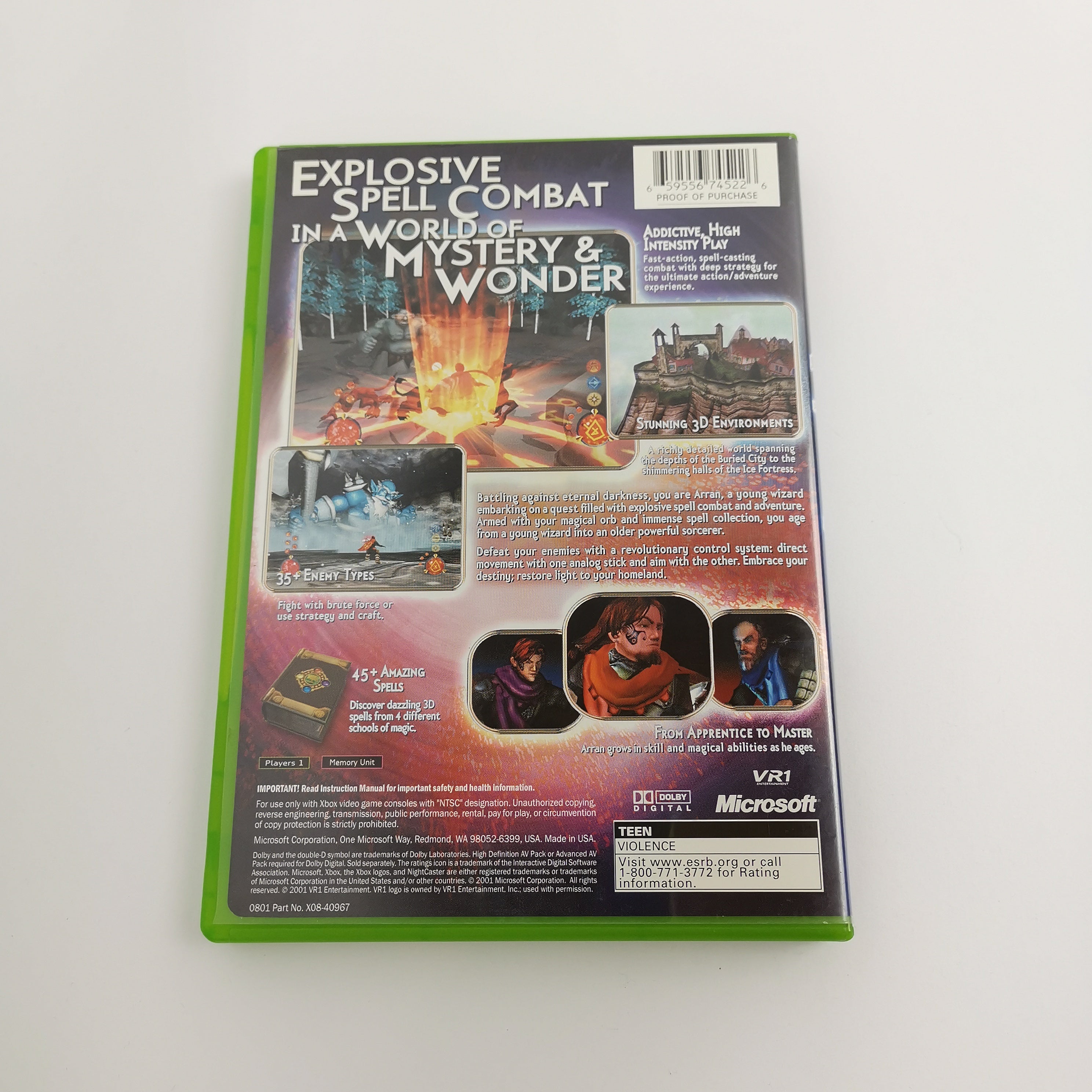 Microsoft Xbox Classic Spiel – Nightcaster (NTSC-U/C OVP)