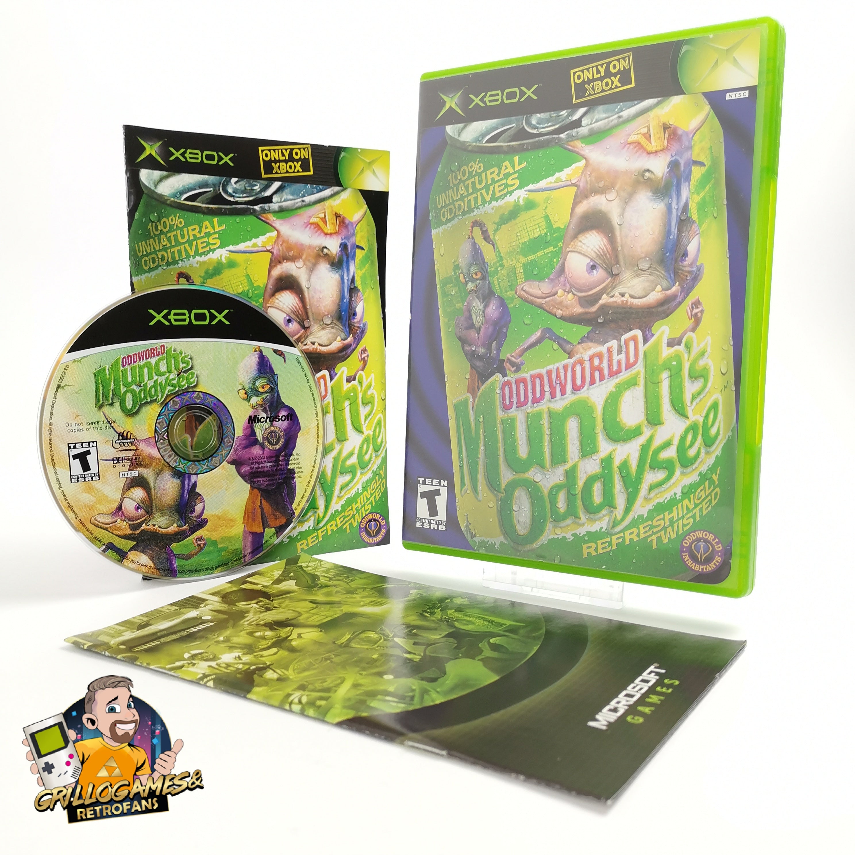 Xbox Classic Spiel – Oddworld Munchs Oddysee (OVP)