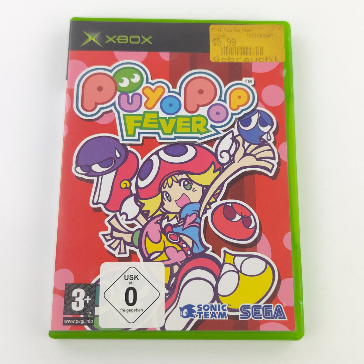 Microsoft Xbox Spiel Puyo Pop Fever OVP PAL